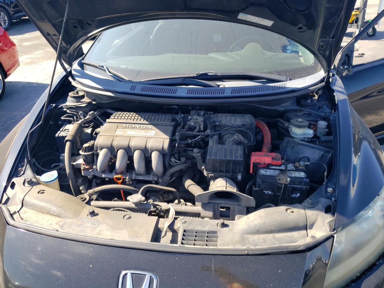 2012 Honda Cr-z Ex Black vin: JHMZF1C66CS003830