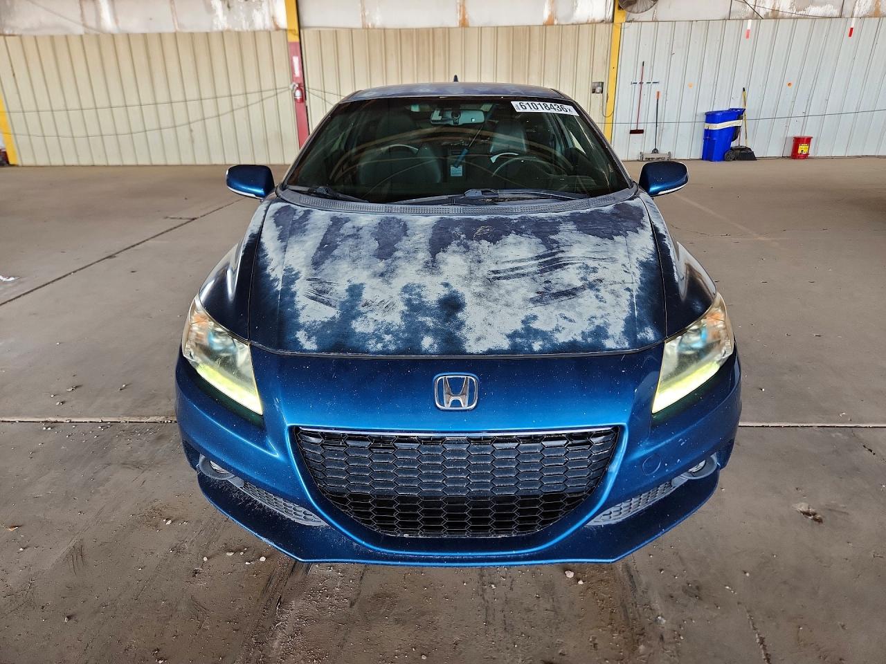 2013 Honda Cr-z Ex Blue vin: JHMZF1C68DS002390