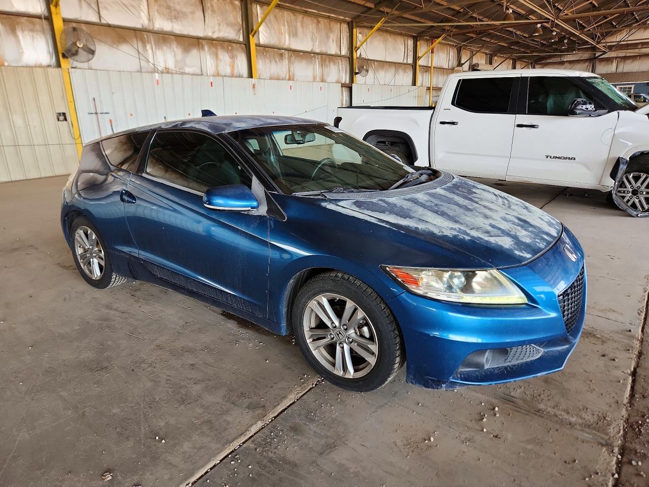 2013 Honda Cr-z Ex Blue vin: JHMZF1C68DS002390