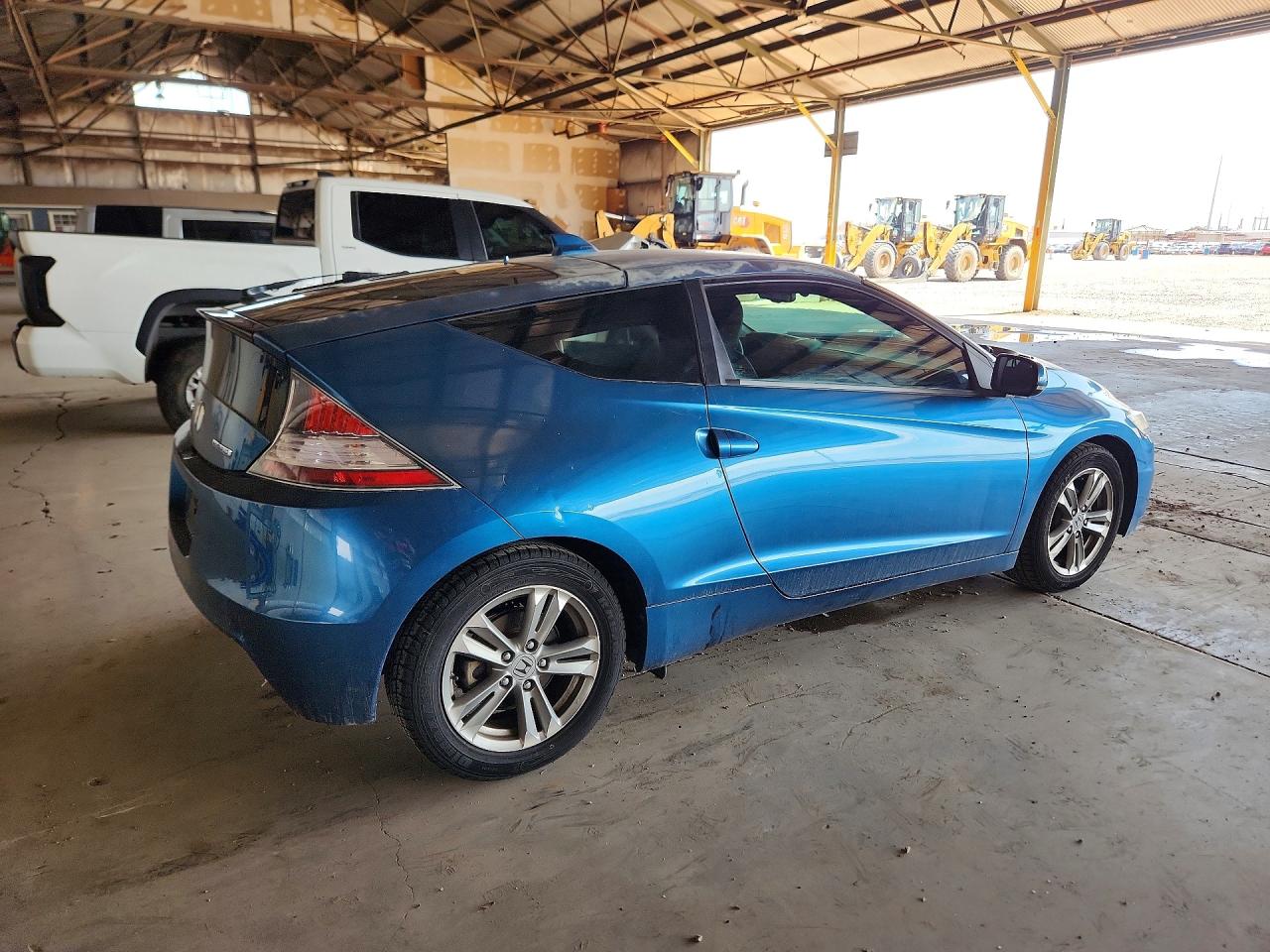 2013 Honda Cr-z Ex Blue vin: JHMZF1C68DS002390