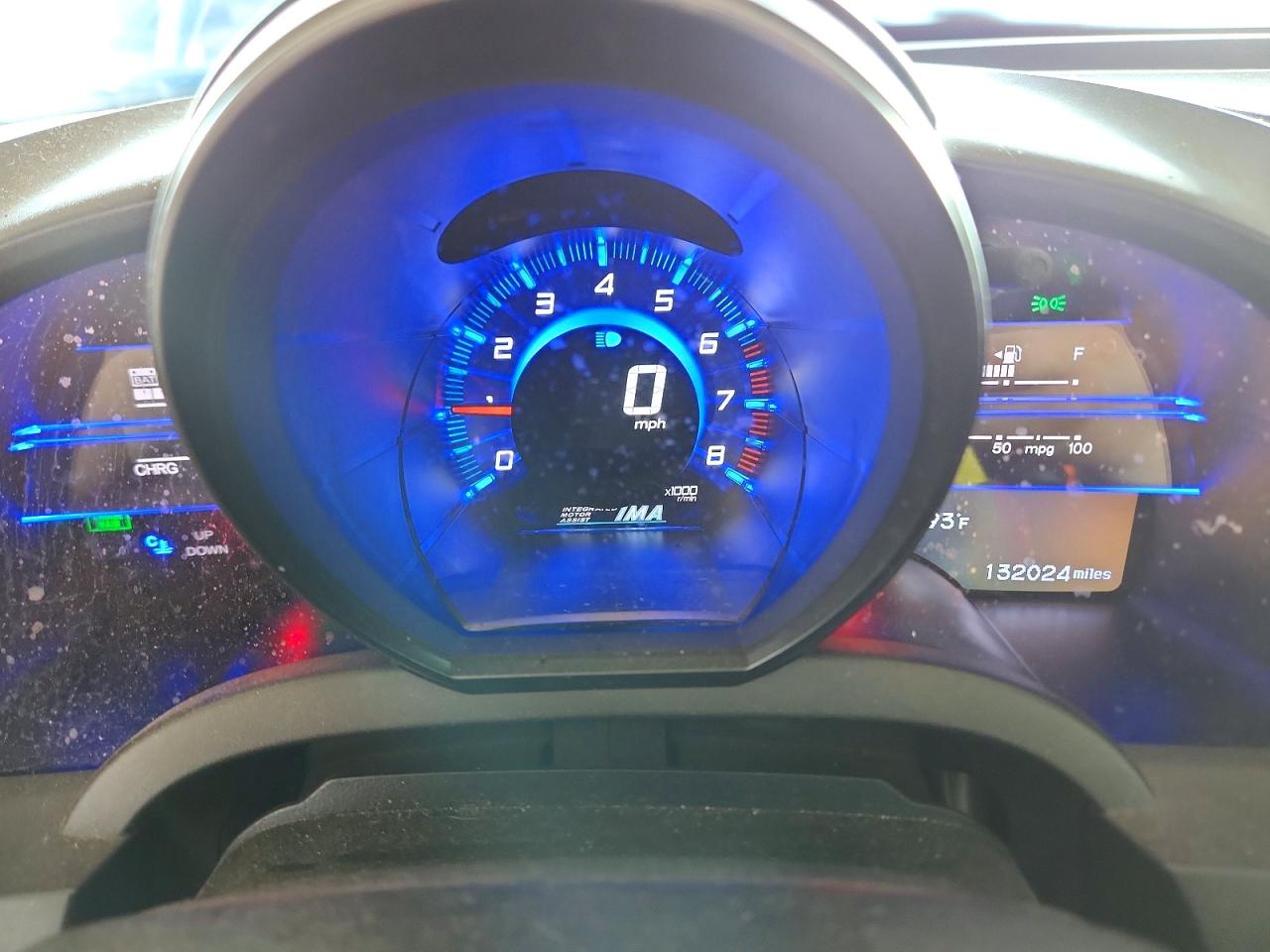 2013 Honda Cr-z Ex Blue vin: JHMZF1C68DS002390