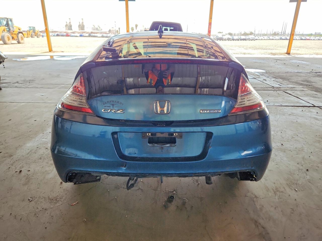 2013 Honda Cr-z Ex Blue vin: JHMZF1C68DS002390