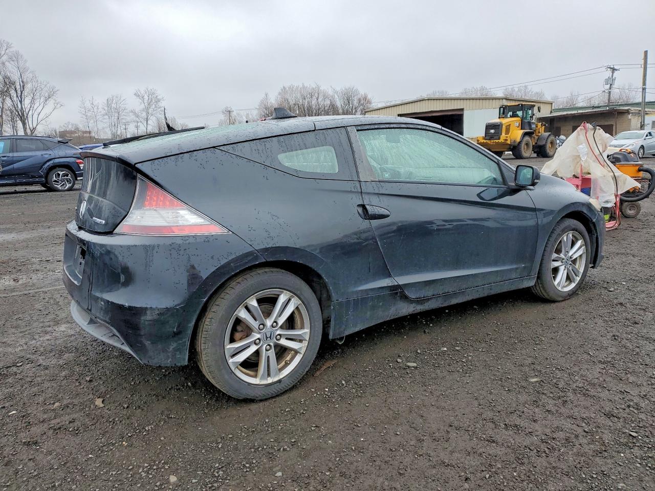 2011 Honda Cr-z Ex Black vin: JHMZF1C69BS012892