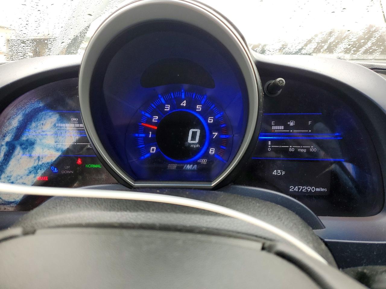 2011 Honda Cr-z Ex Black vin: JHMZF1C69BS012892
