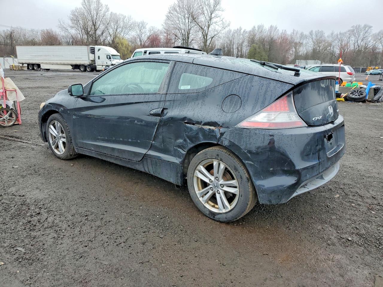 2011 Honda Cr-z Ex Black vin: JHMZF1C69BS012892