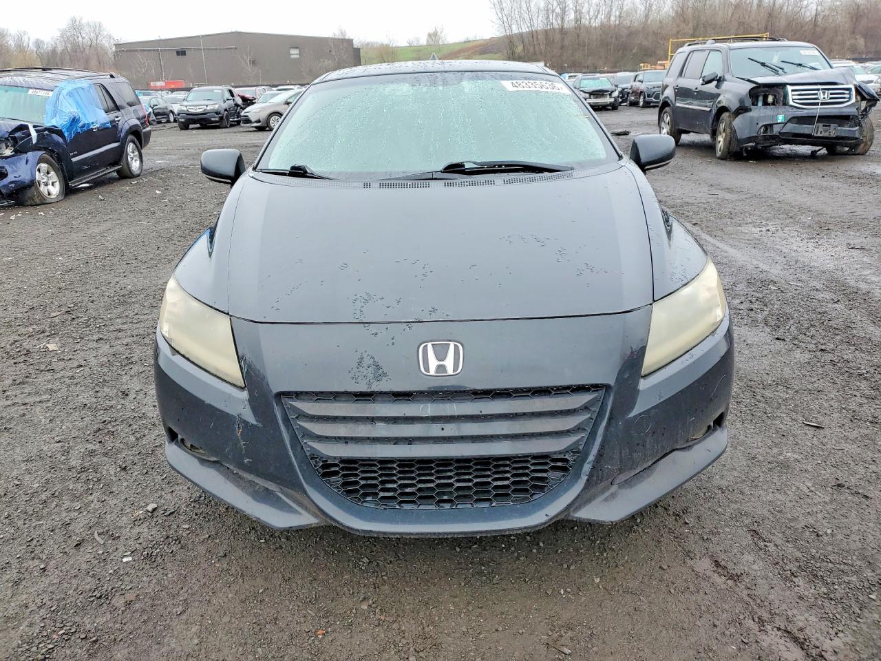 2011 Honda Cr-z Ex Black vin: JHMZF1C69BS012892
