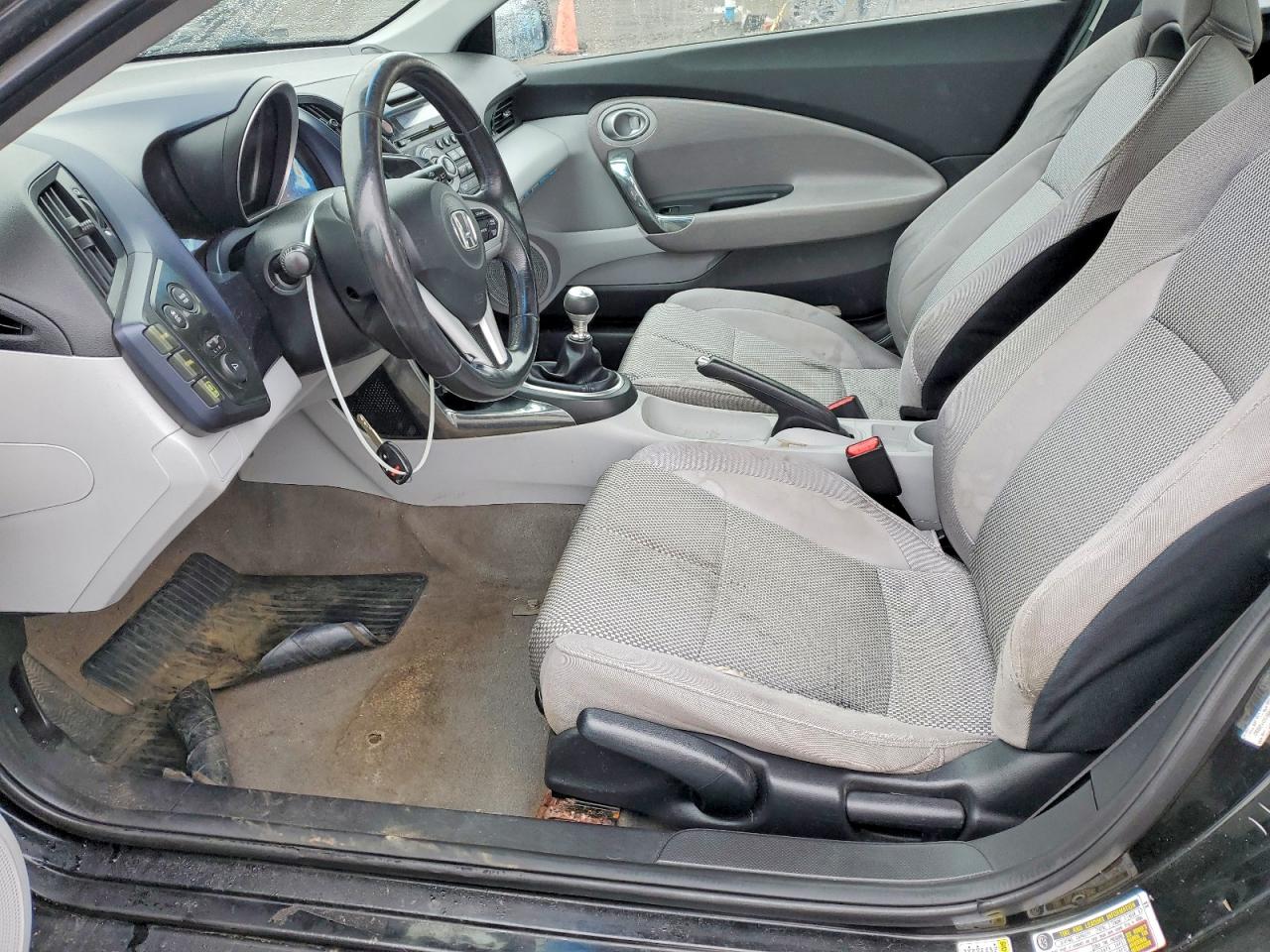 2011 Honda Cr-z Ex Black vin: JHMZF1C69BS012892