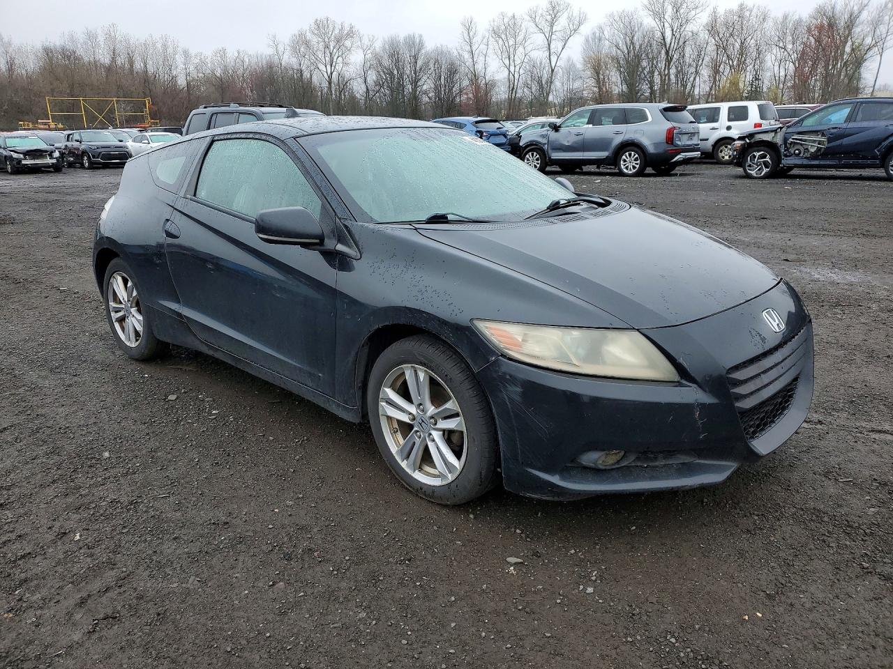 2011 Honda Cr-z Ex Black vin: JHMZF1C69BS012892