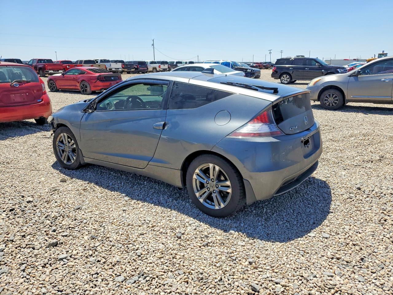 2013 Honda Cr-z Ex Gray vin: JHMZF1C69DS002401