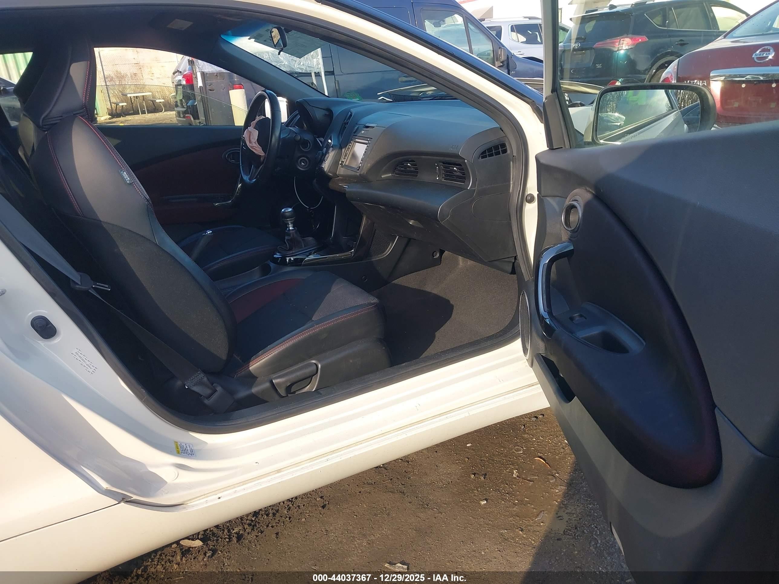 2014 Honda Cr-z Ex Белый vin: JHMZF1C6XES001002