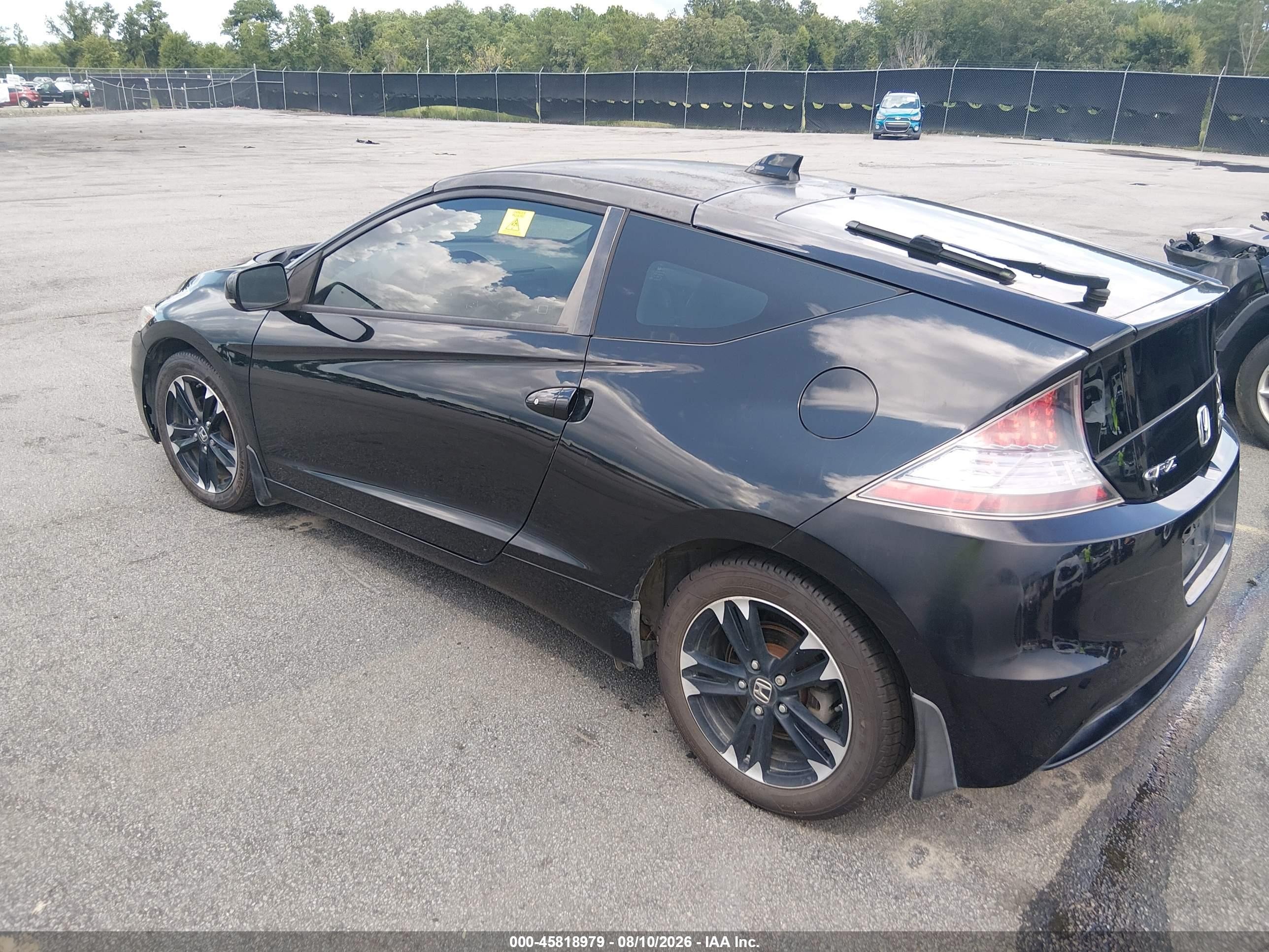 2015 Honda Cr-z Ex Black vin: JHMZF1C6XFS002507