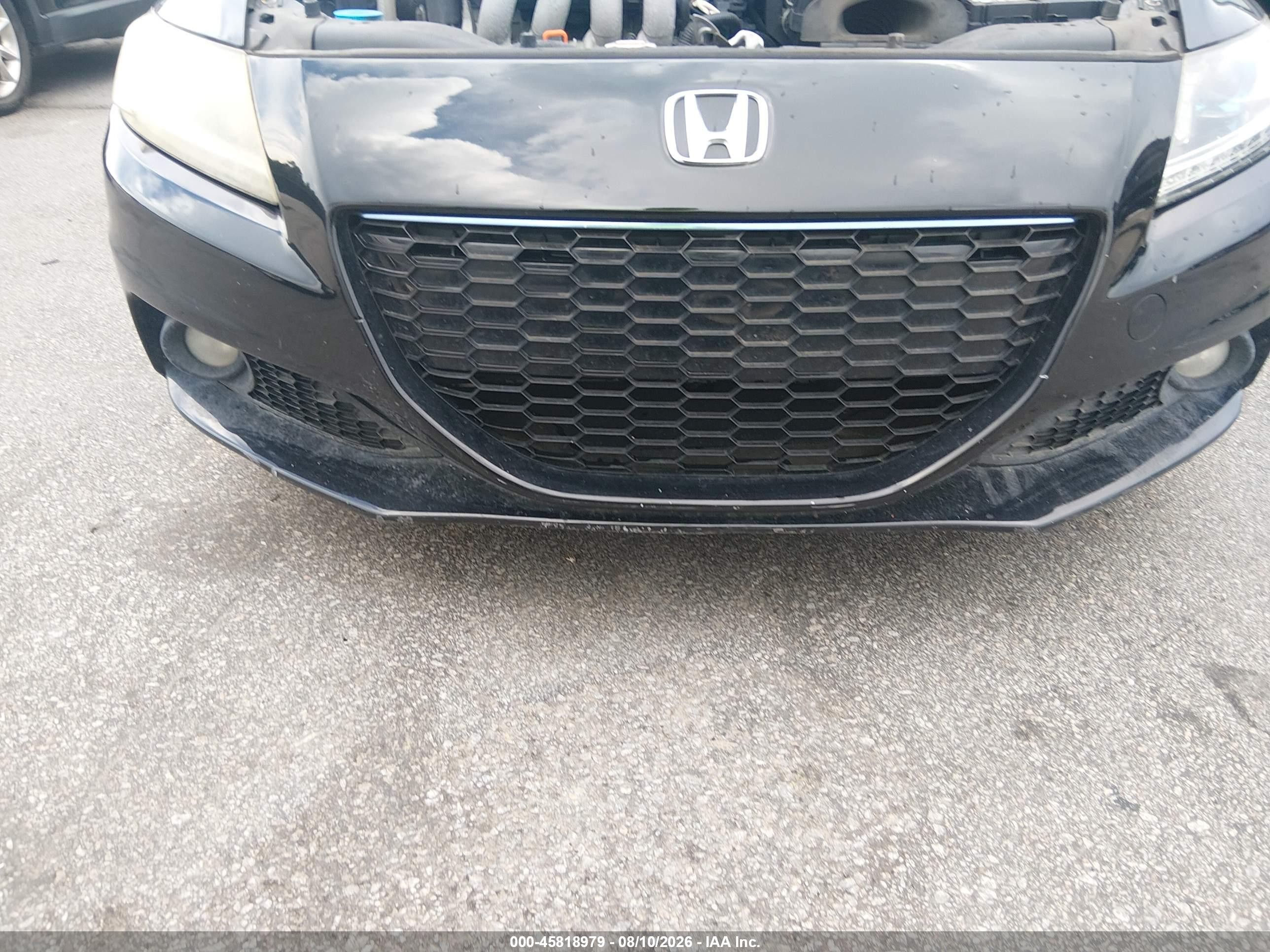 2015 Honda Cr-z Ex Black vin: JHMZF1C6XFS002507