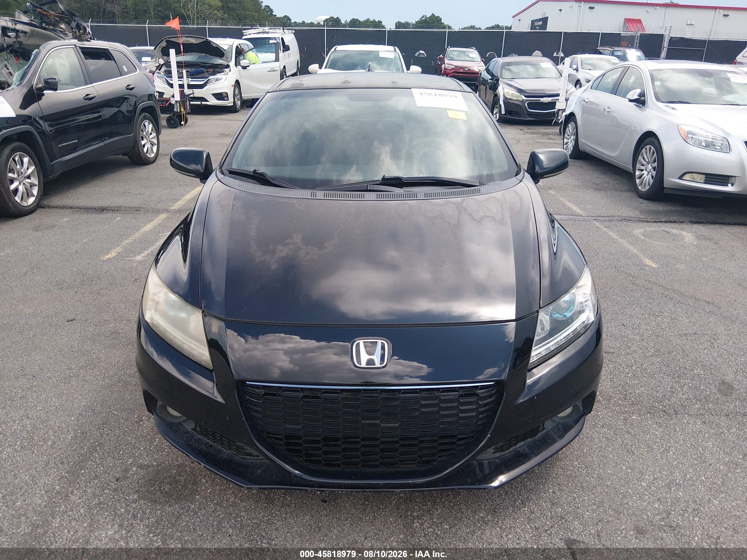 2015 Honda Cr-z Ex Black vin: JHMZF1C6XFS002507