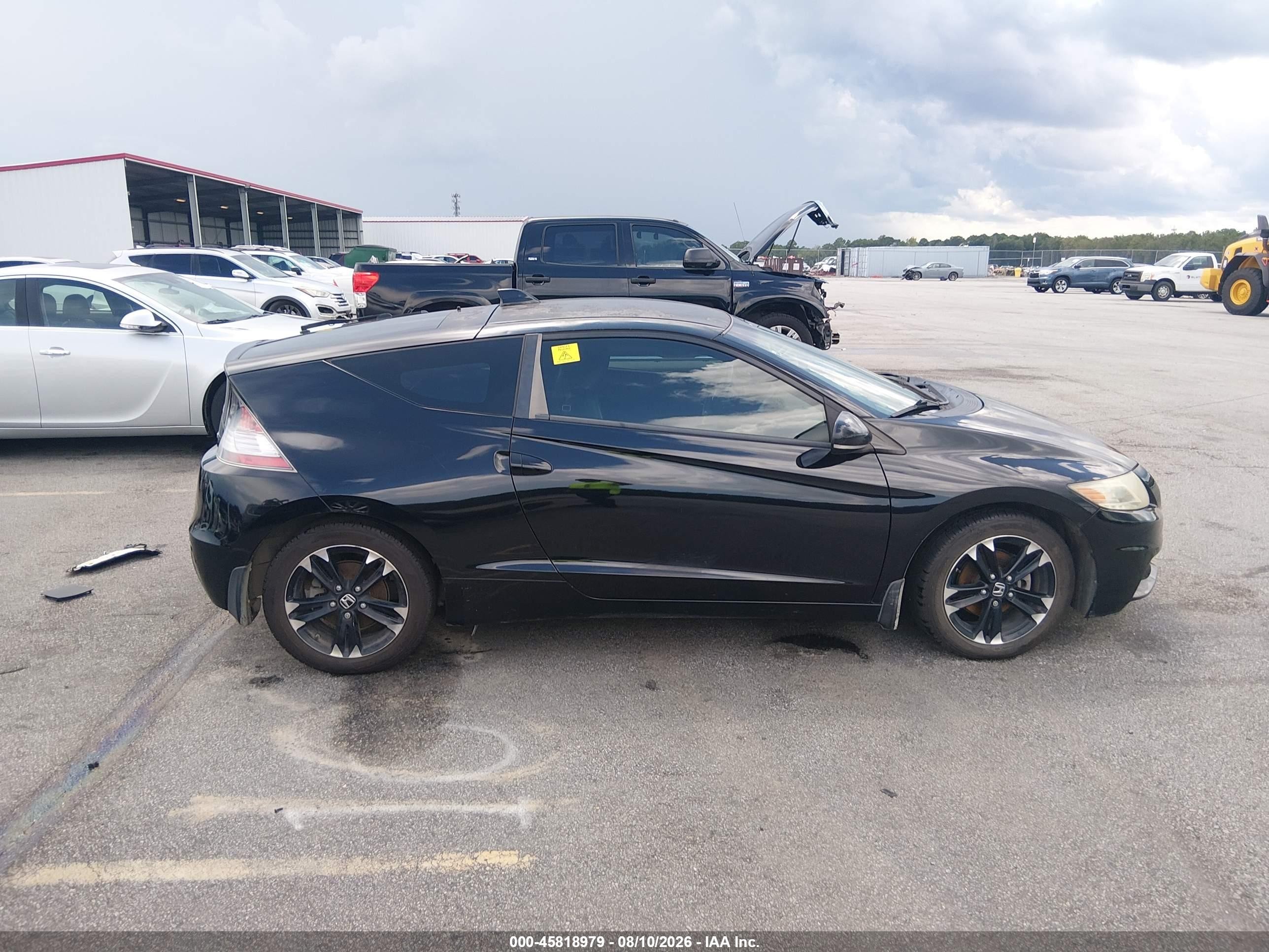 2015 Honda Cr-z Ex Black vin: JHMZF1C6XFS002507