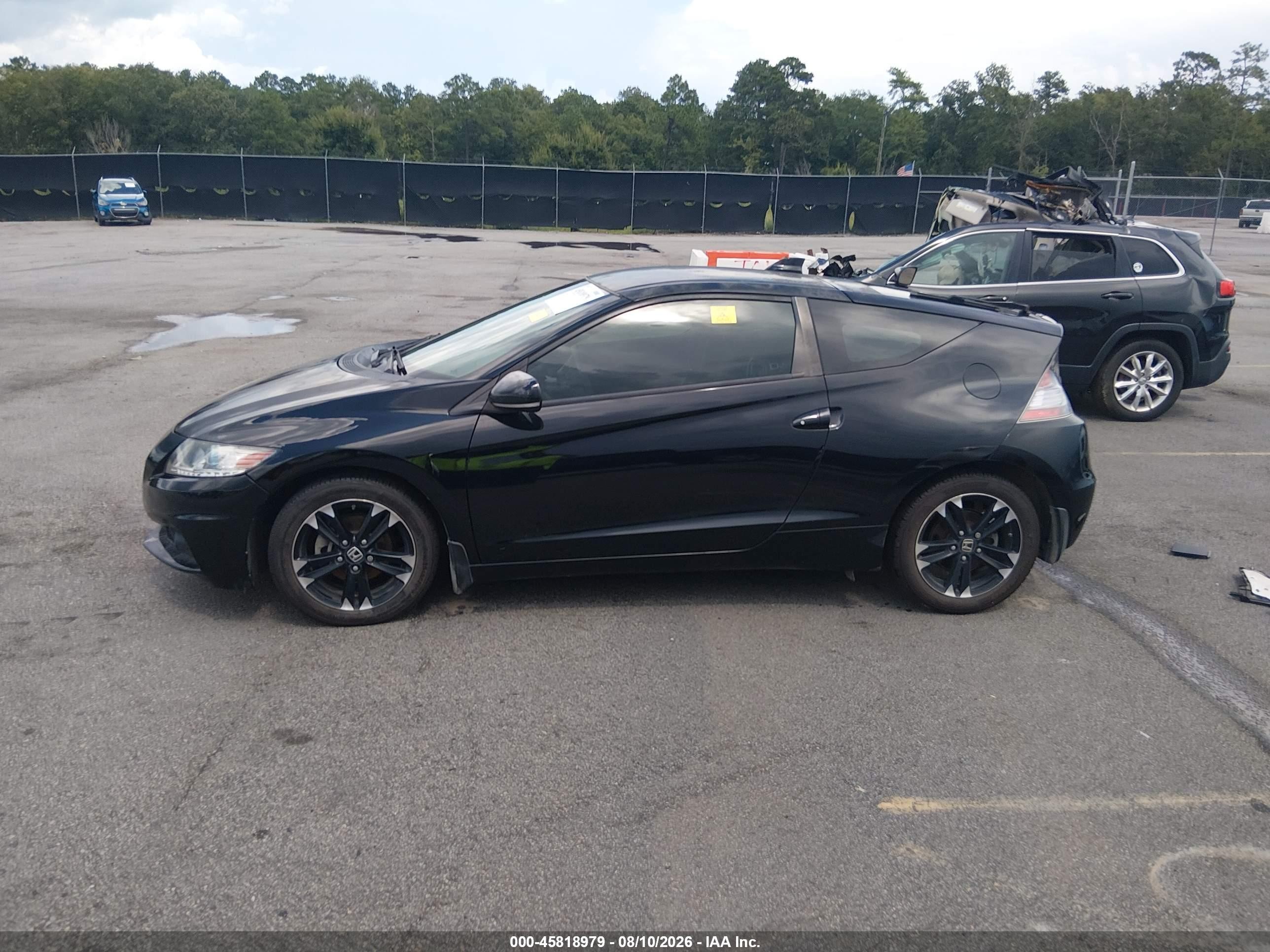 2015 Honda Cr-z Ex Black vin: JHMZF1C6XFS002507