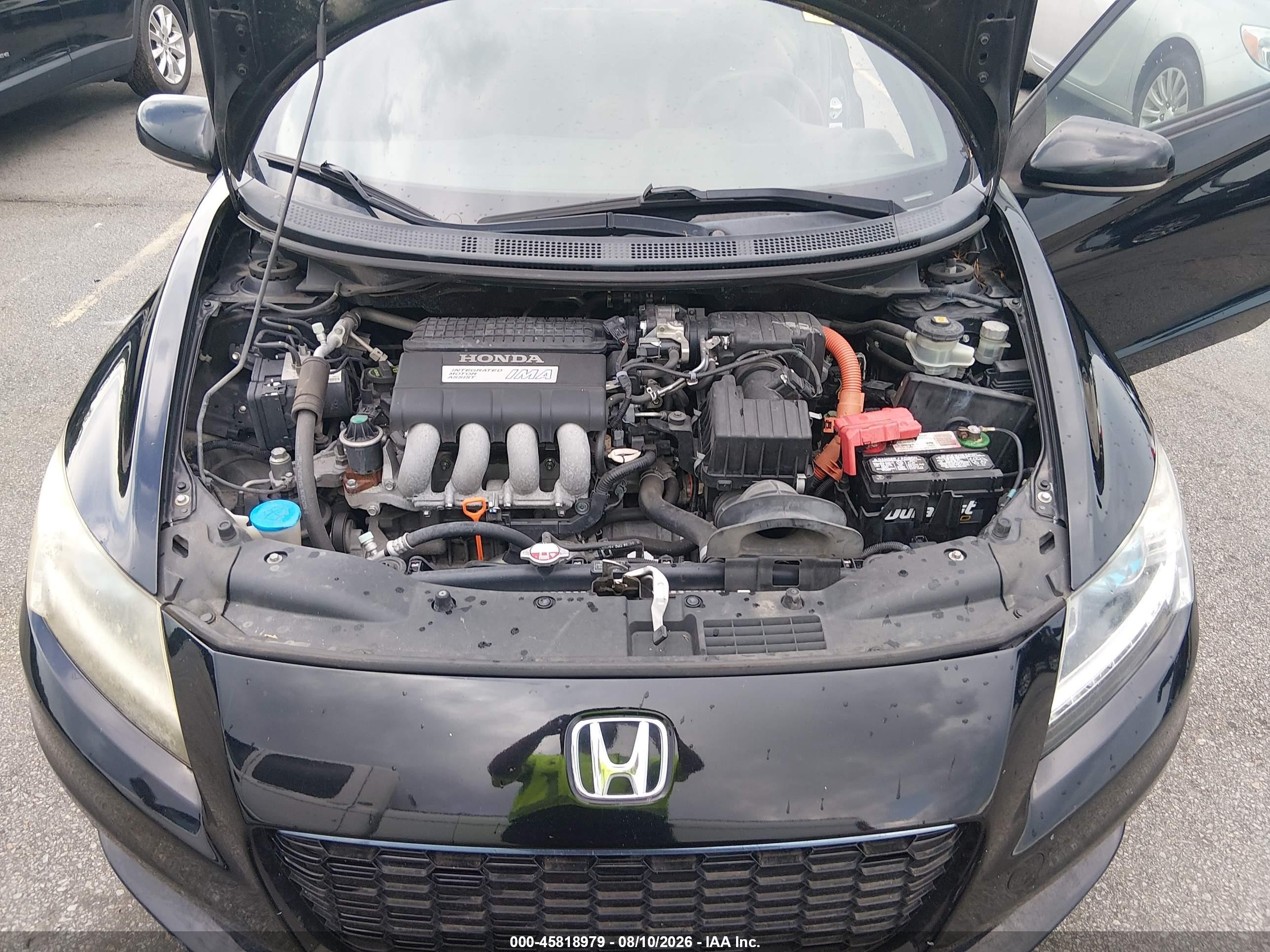 2015 Honda Cr-z Ex Black vin: JHMZF1C6XFS002507