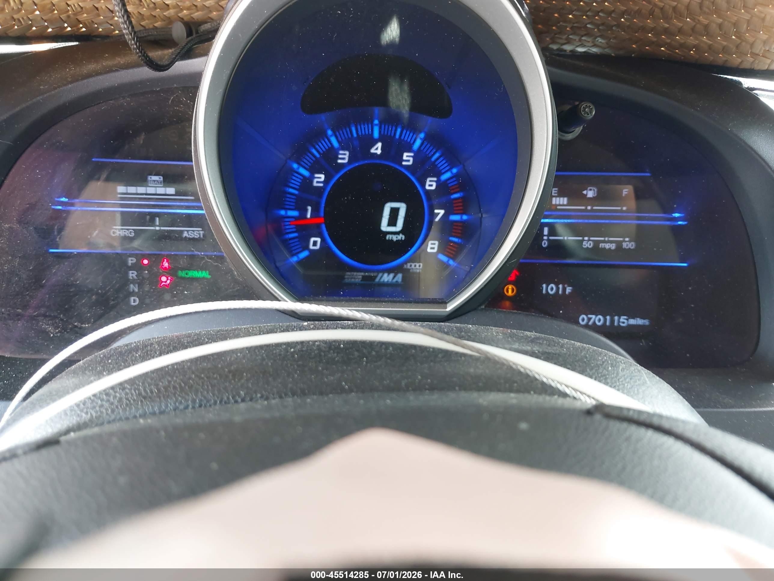 2012 Honda Cr-z   Red vin: JHMZF1D40CS004307