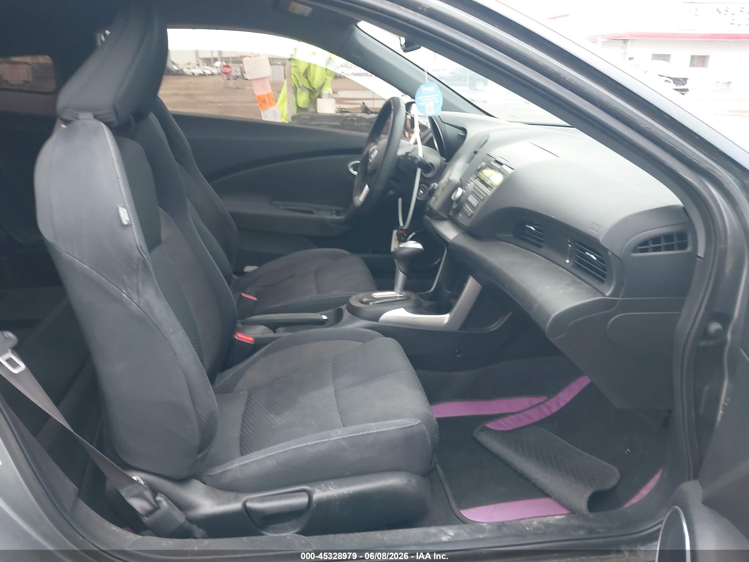 2013 Honda Cr-z   Серый vin: JHMZF1D40DS001229