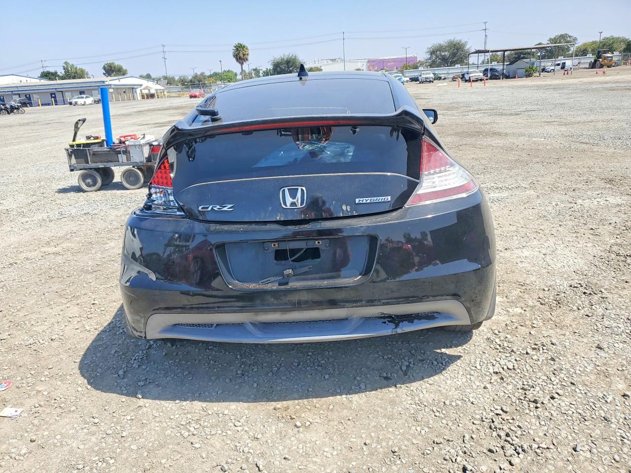 2011 Honda Cr-z Black vin: JHMZF1D41BS003097