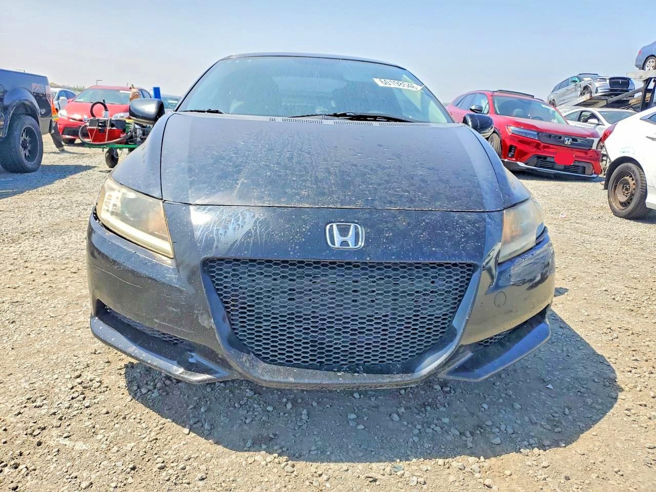 2011 Honda Cr-z Black vin: JHMZF1D41BS003097