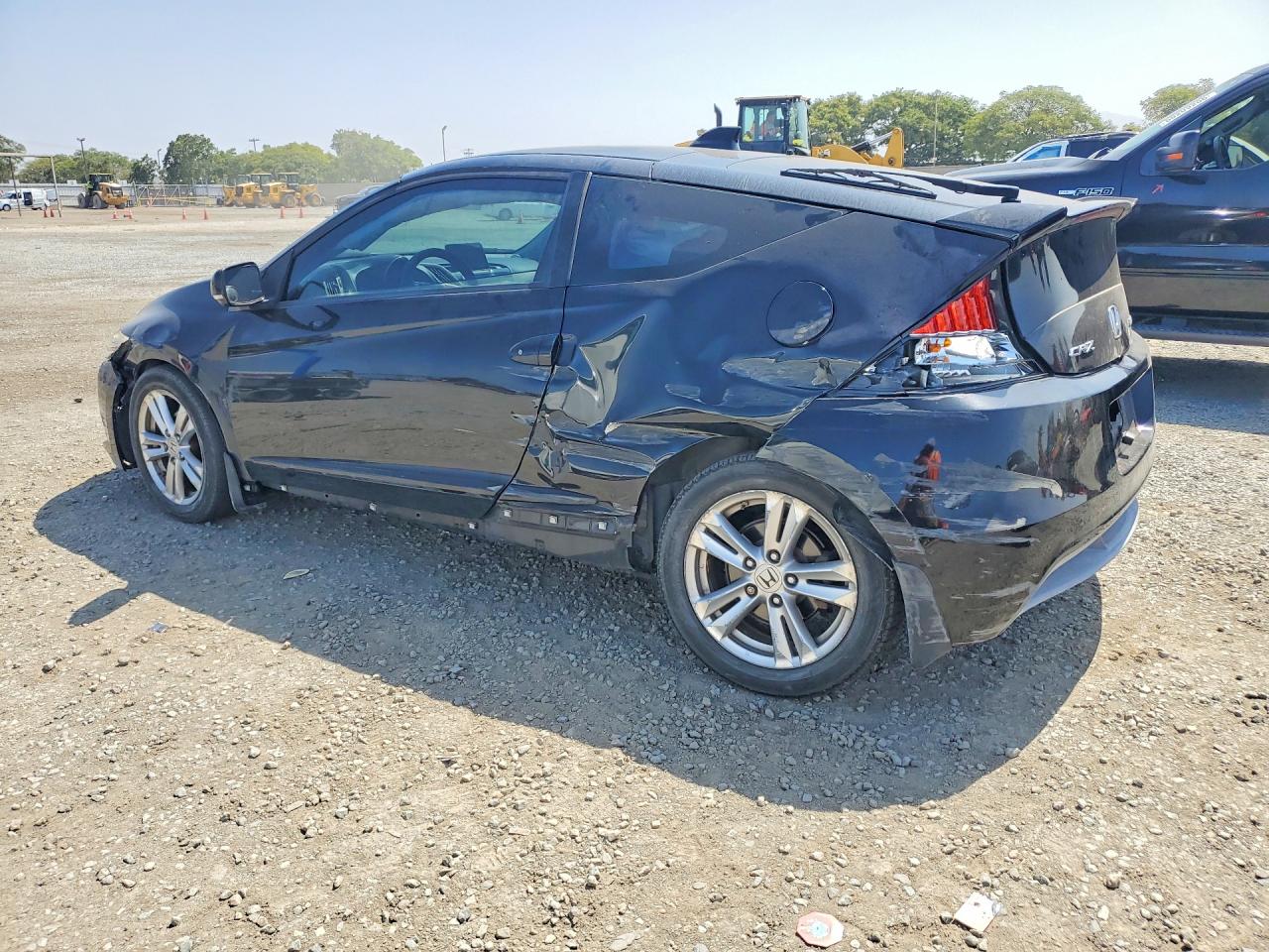 2011 Honda Cr-z Black vin: JHMZF1D41BS003097