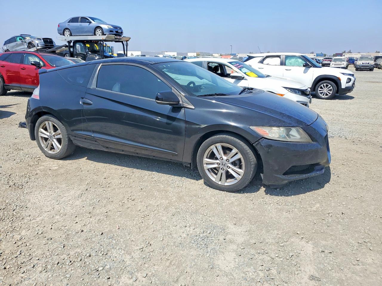 2011 Honda Cr-z Black vin: JHMZF1D41BS003097