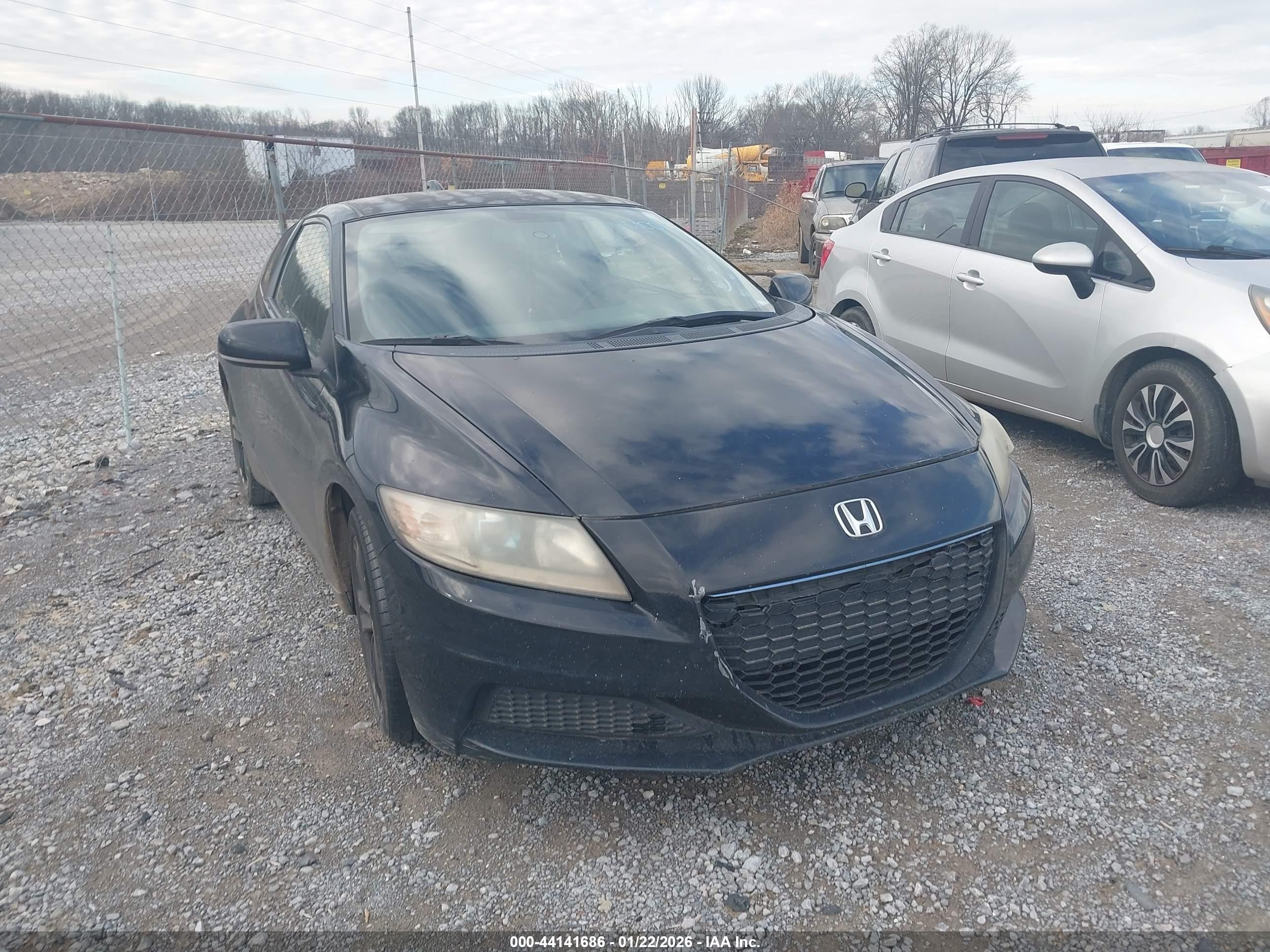 2014 Honda Cr-z   Black vin: JHMZF1D41ES002312