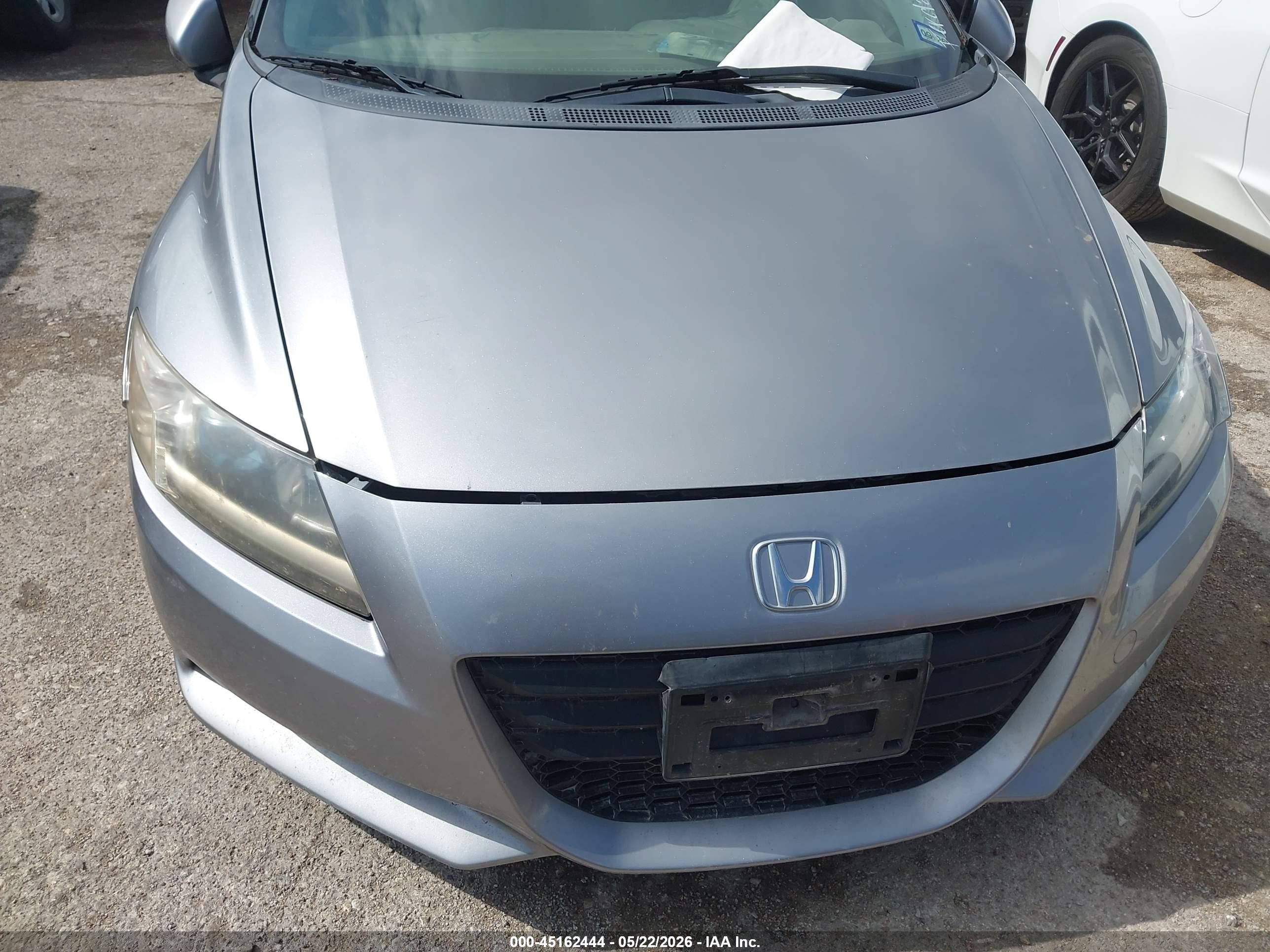 2011 Honda Cr-z   Gray vin: JHMZF1D43BS013680