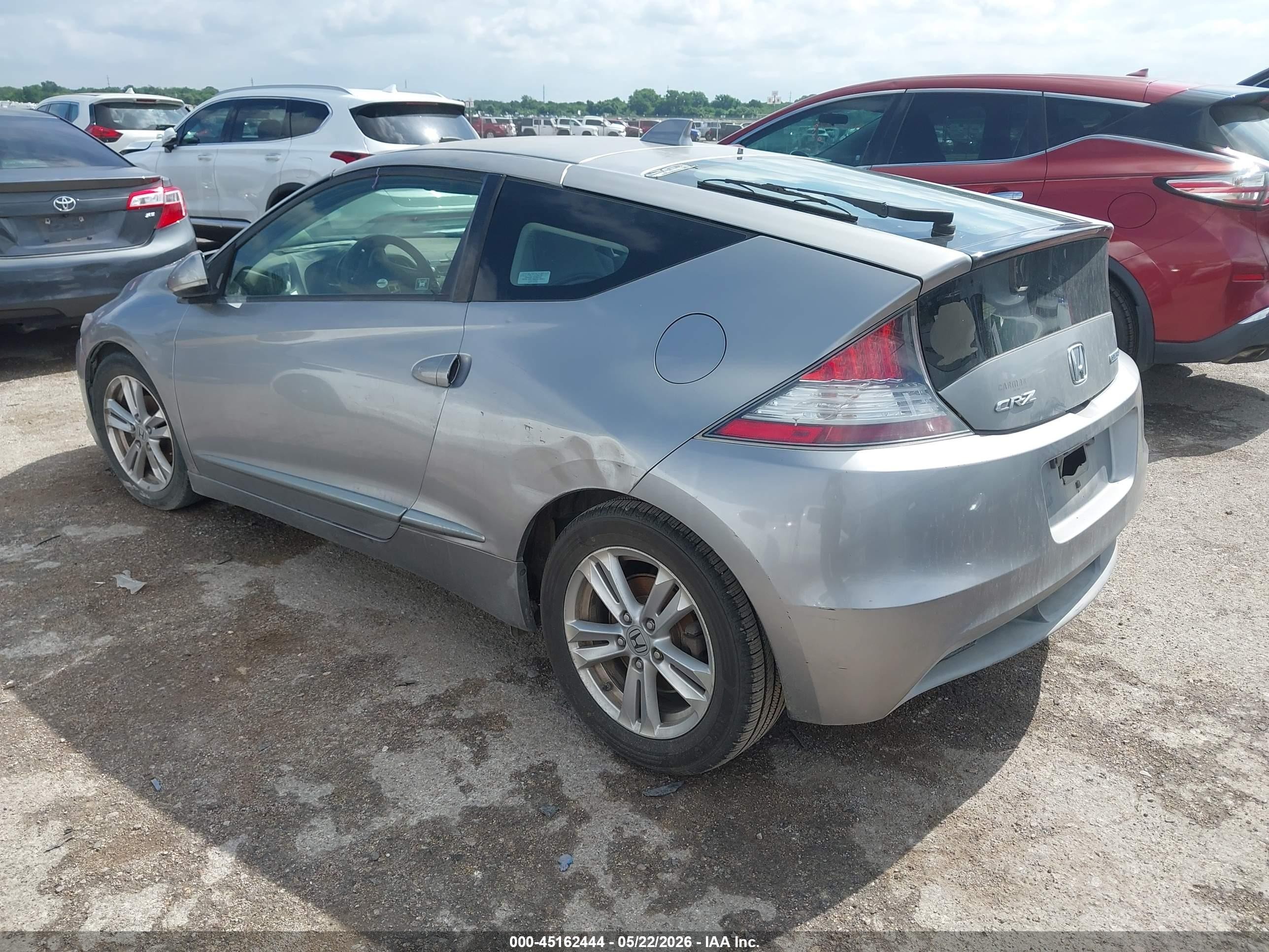 2011 Honda Cr-z   Gray vin: JHMZF1D43BS013680