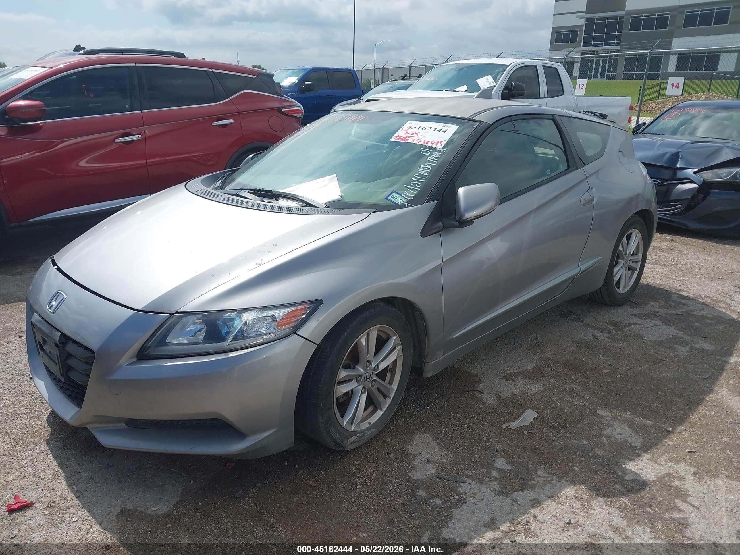 2011 Honda Cr-z   Gray vin: JHMZF1D43BS013680