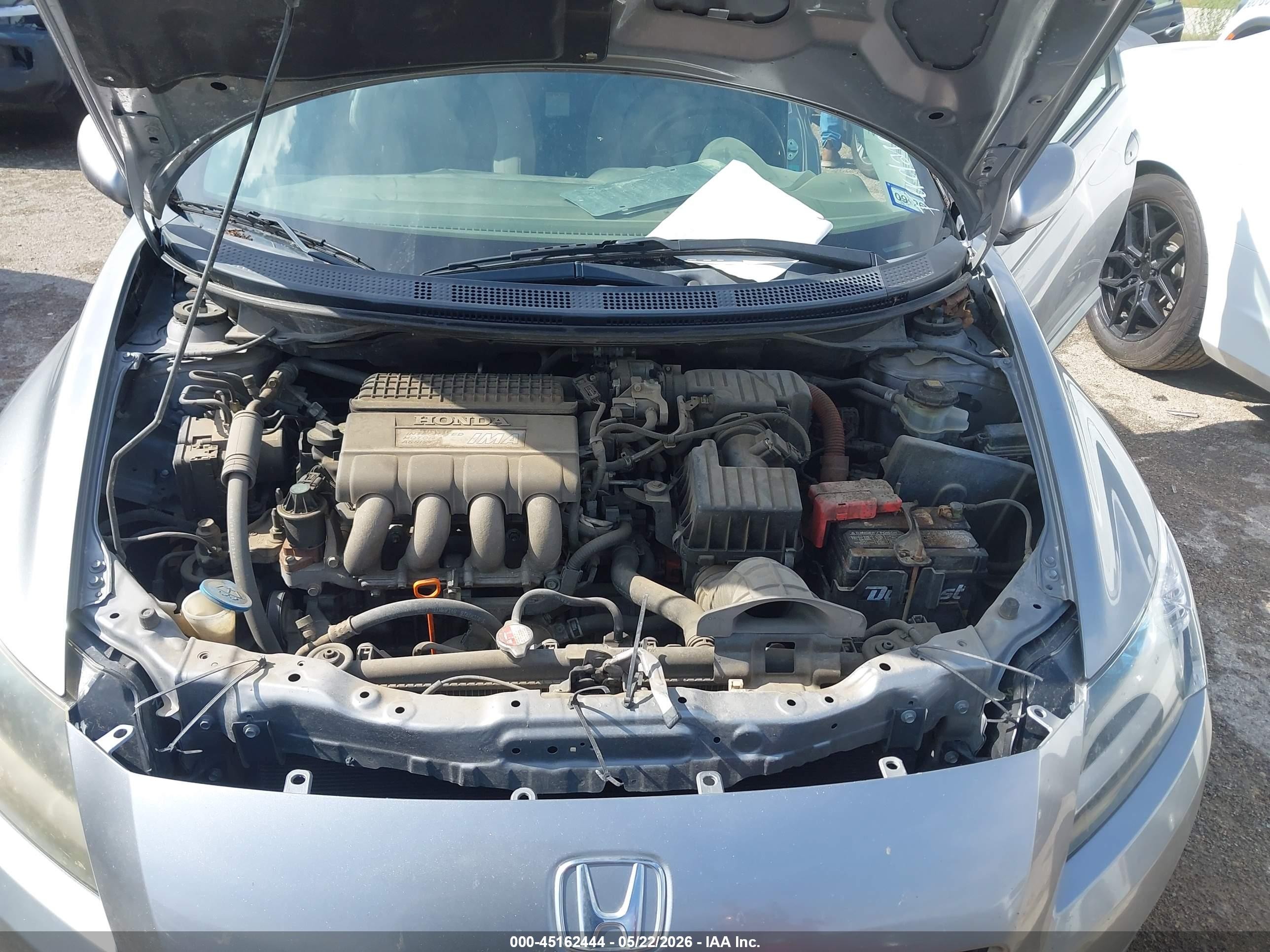 2011 Honda Cr-z   Gray vin: JHMZF1D43BS013680