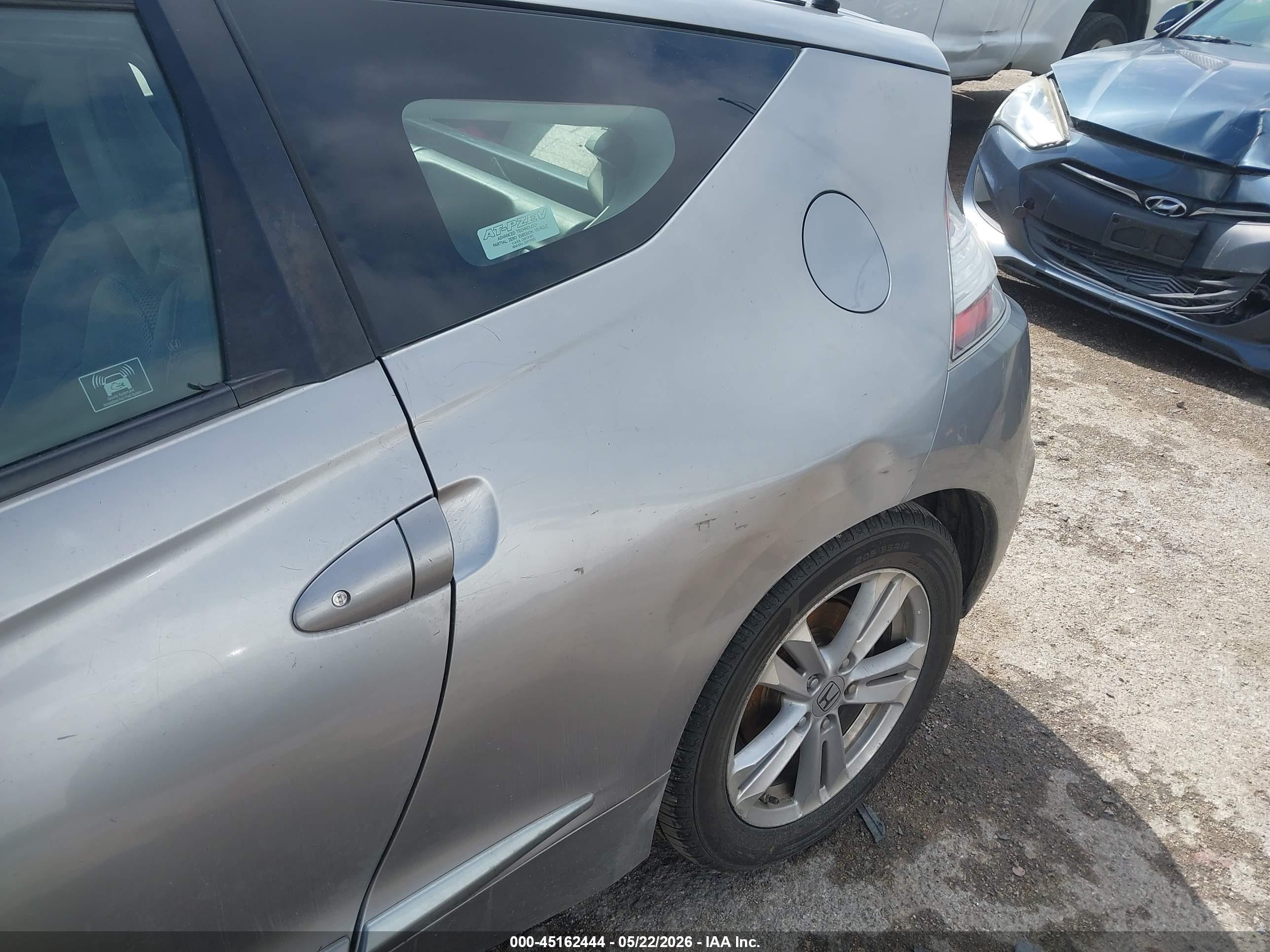 2011 Honda Cr-z   Gray vin: JHMZF1D43BS013680