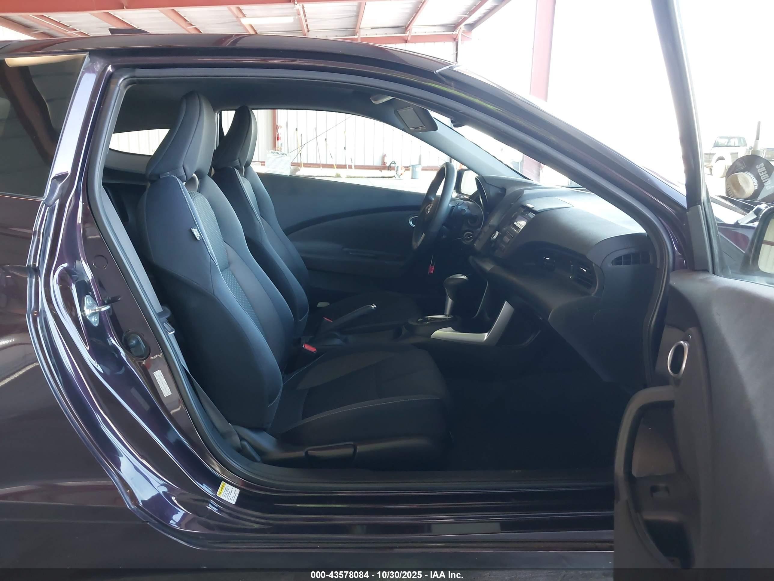 2013 Honda Cr-z   Purple vin: JHMZF1D44DS002027