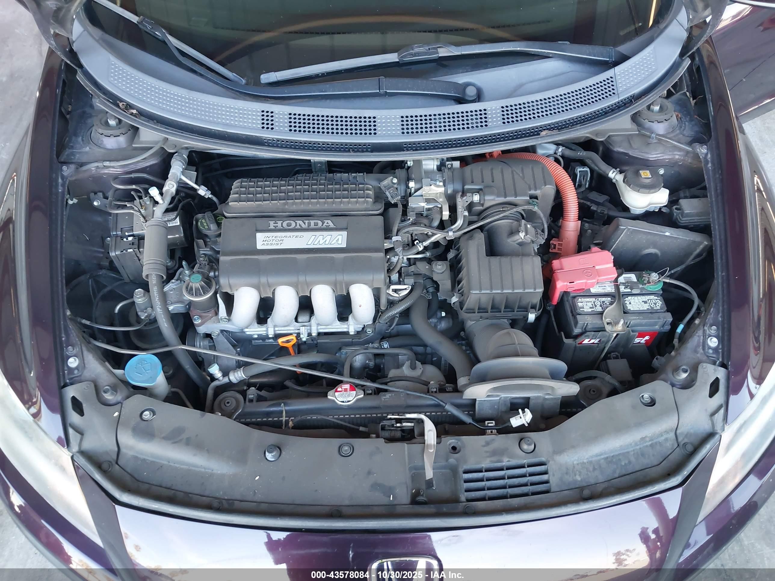 2013 Honda Cr-z   Purple vin: JHMZF1D44DS002027