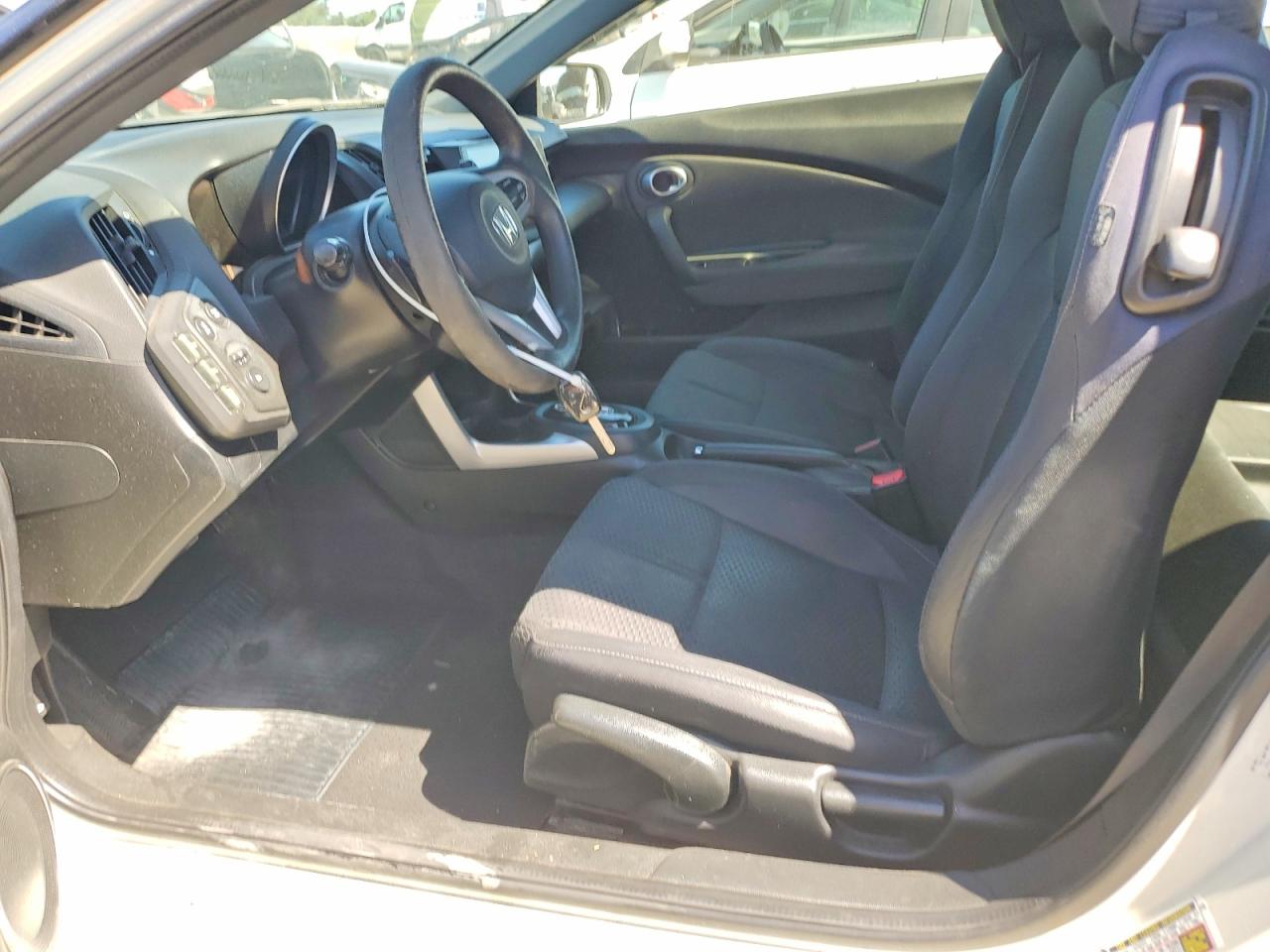 2015 Honda Cr-z White vin: JHMZF1D44FS001737
