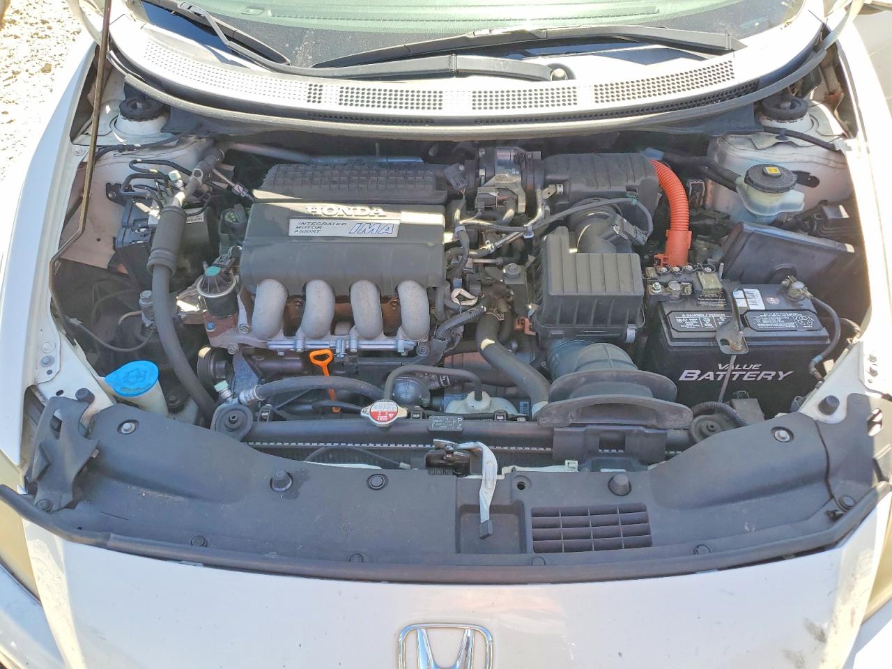 2015 Honda Cr-z White vin: JHMZF1D44FS001737