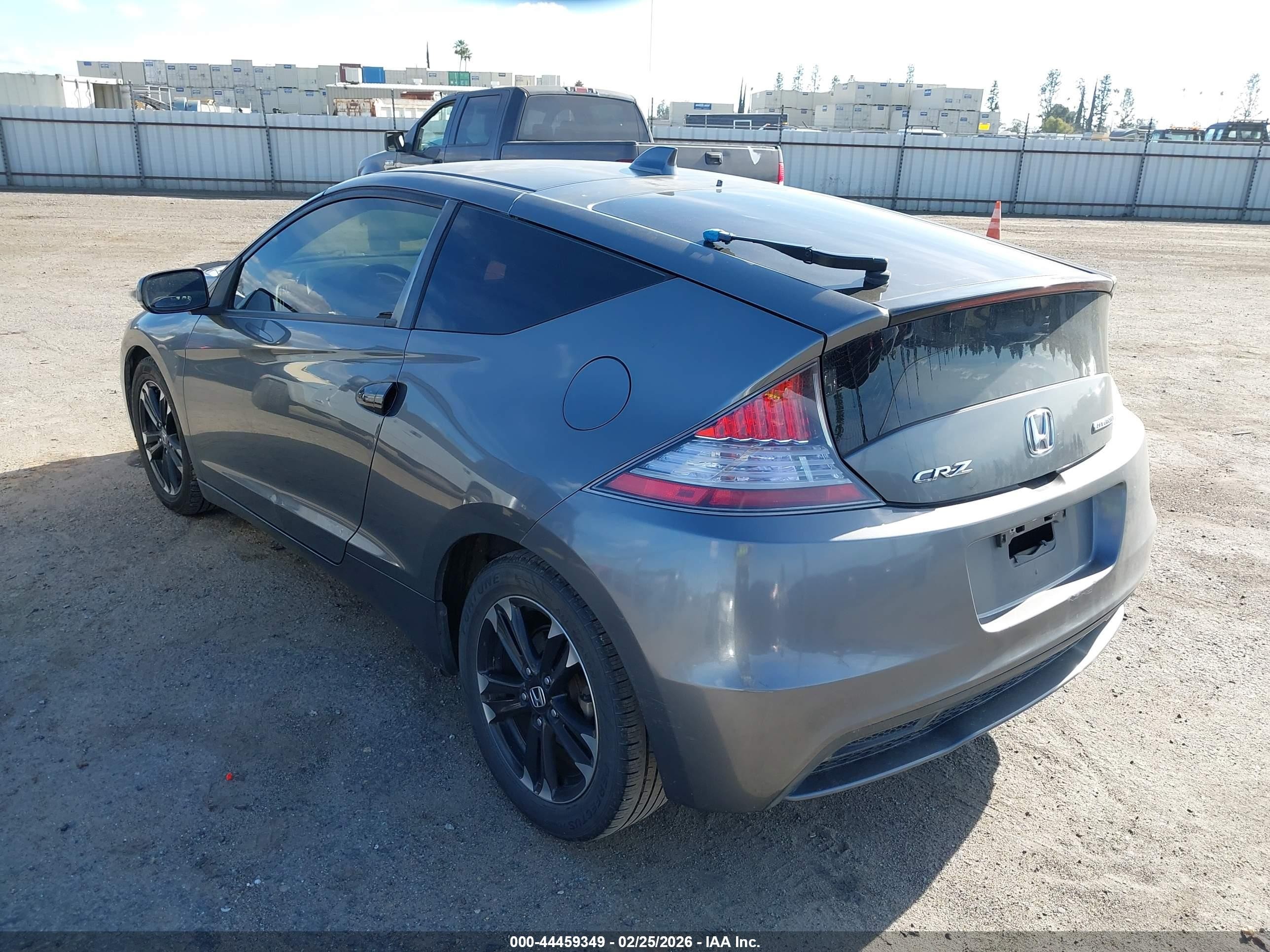 2015 Honda Cr-z   Серый vin: JHMZF1D45FS003657