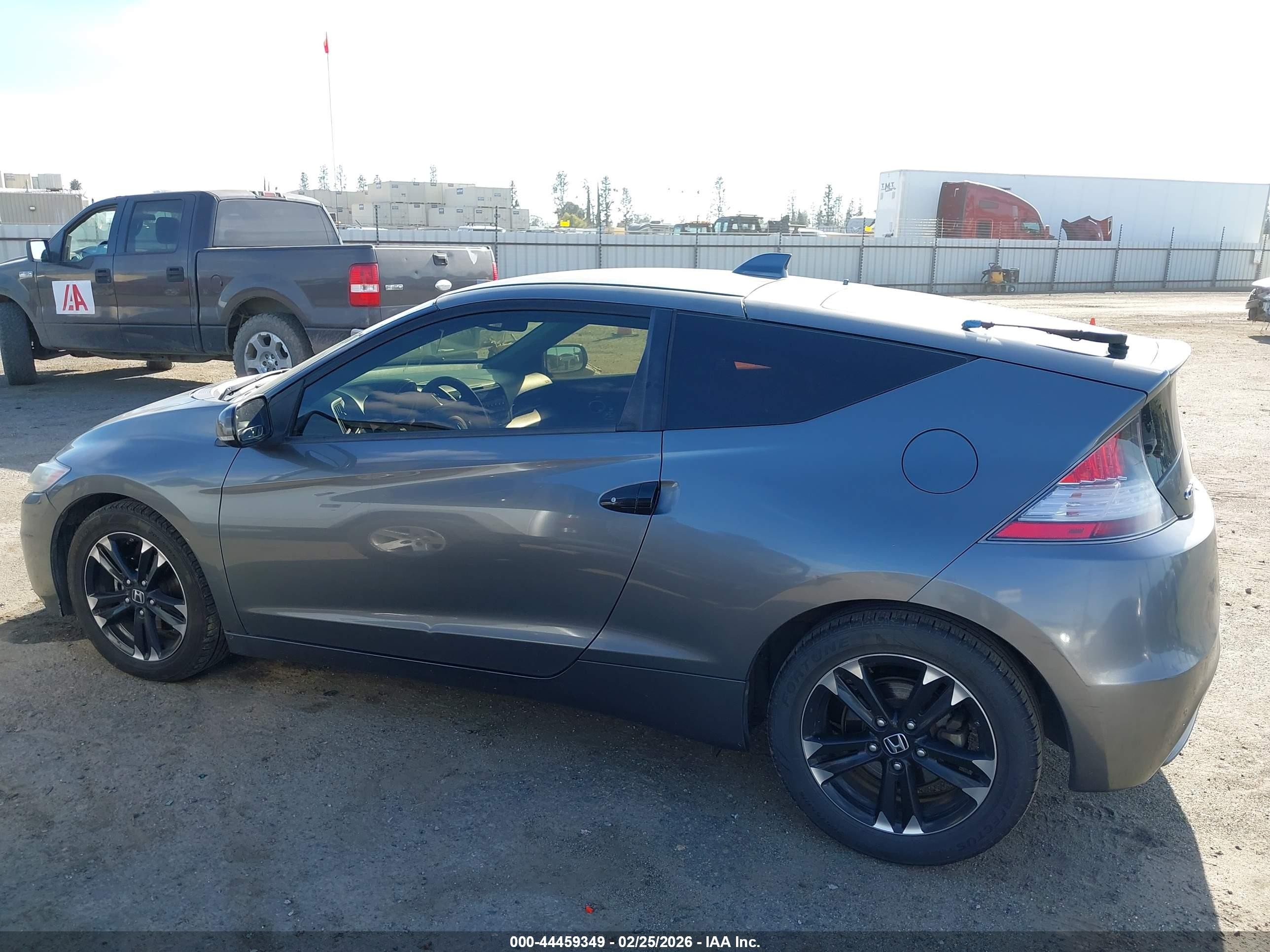 2015 Honda Cr-z   Серый vin: JHMZF1D45FS003657