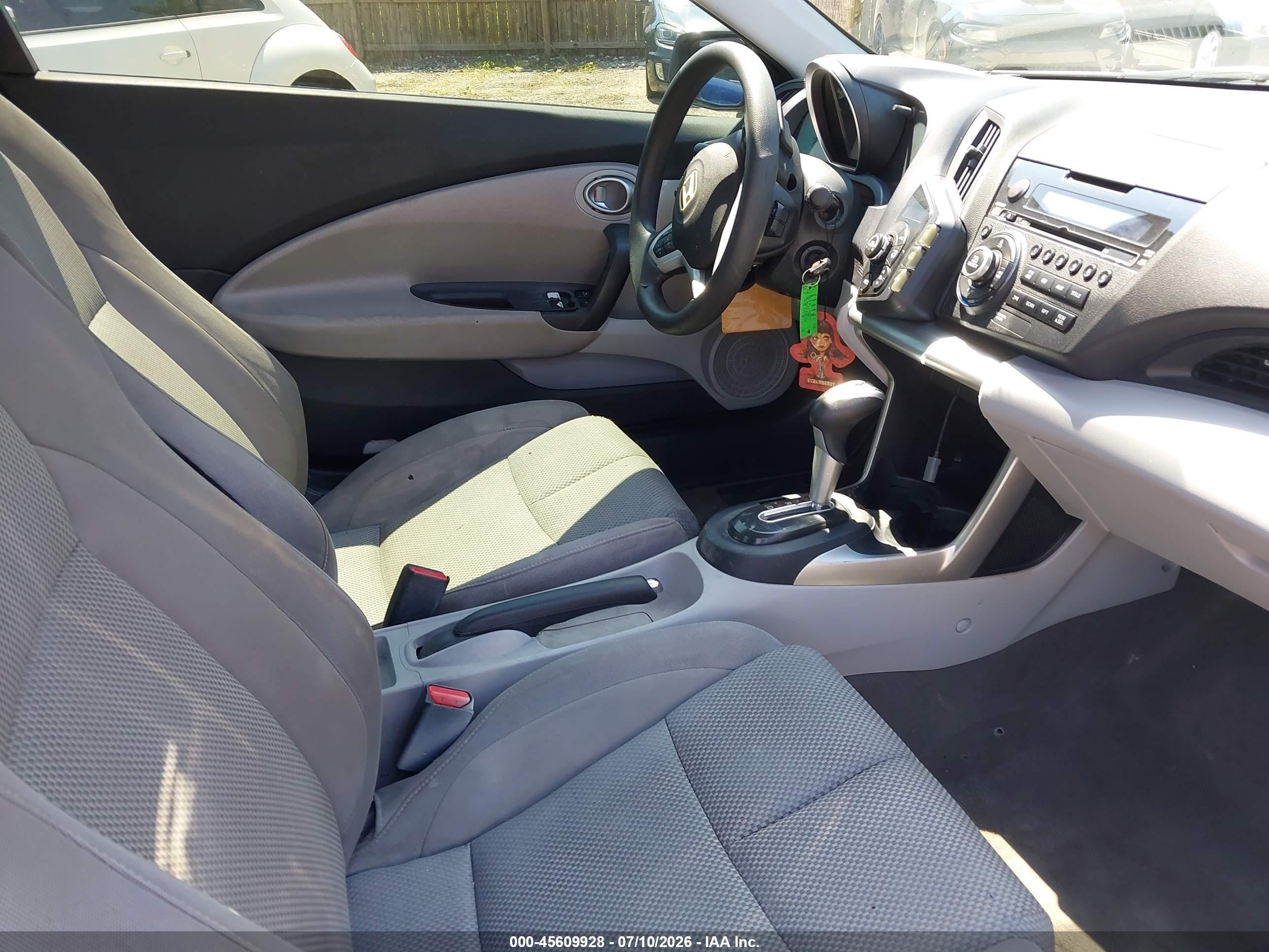 2012 Honda Cr-z Silver vin: JHMZF1D46CS004683