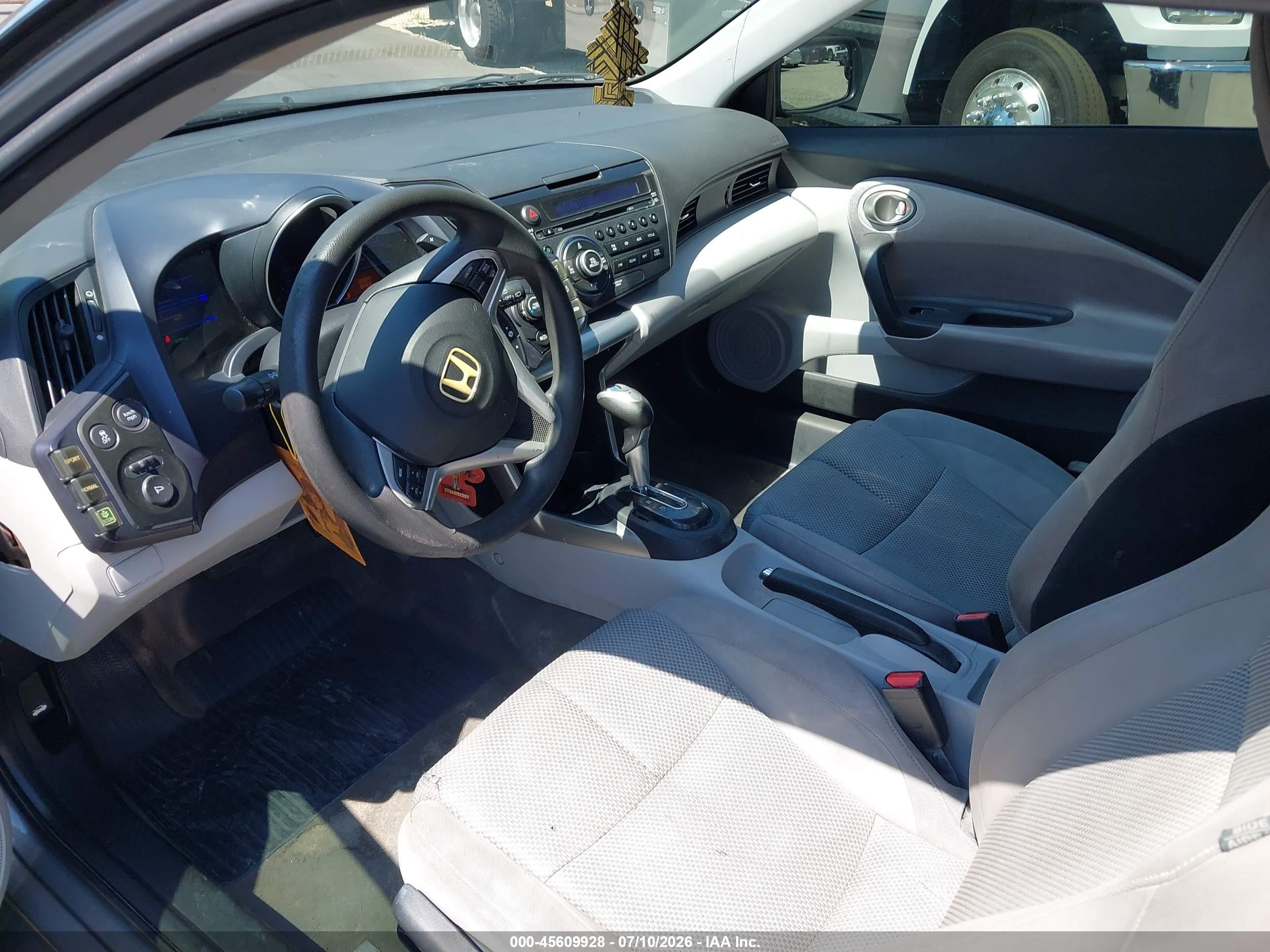 2012 Honda Cr-z Silver vin: JHMZF1D46CS004683