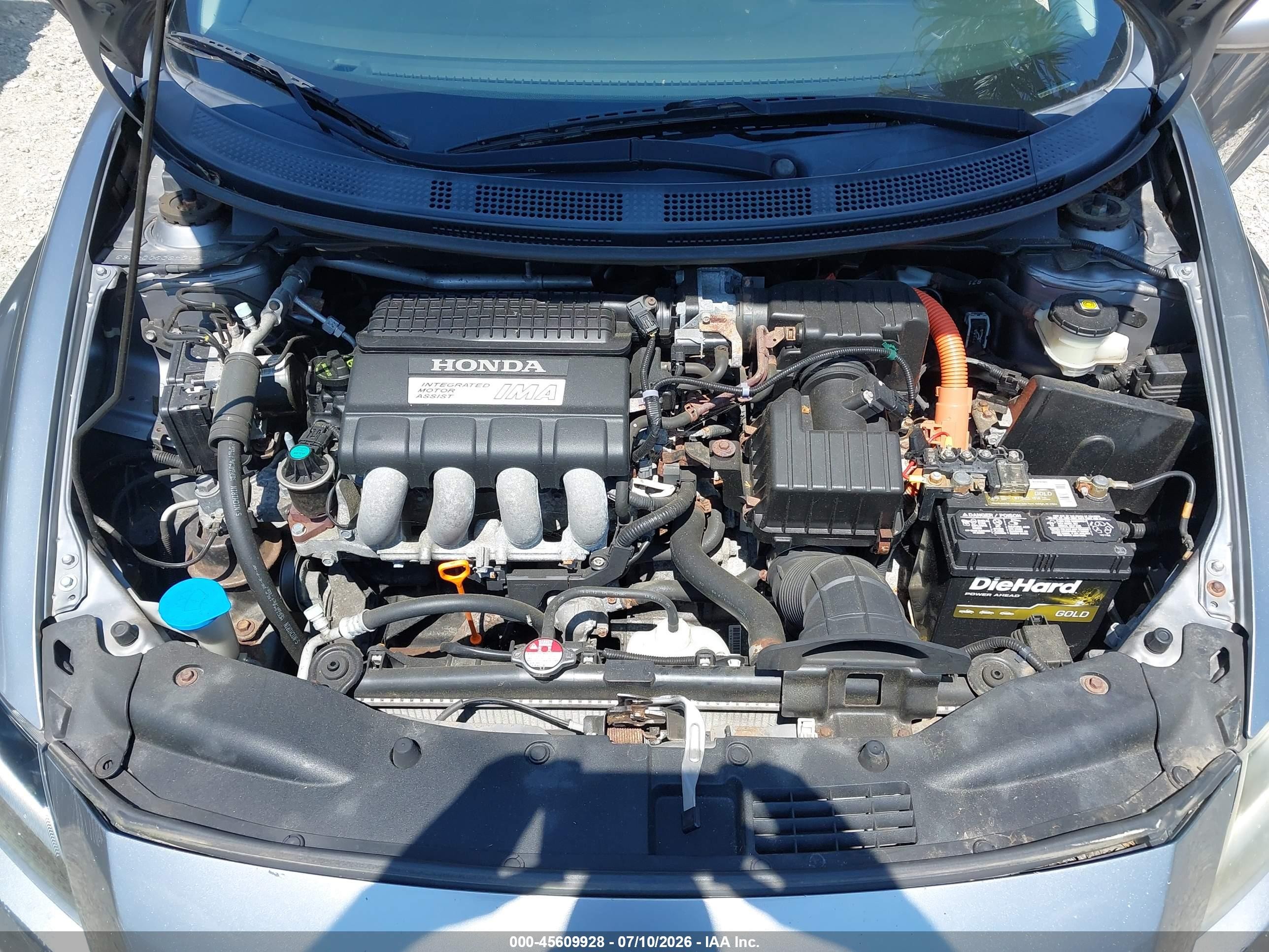 2012 Honda Cr-z Silver vin: JHMZF1D46CS004683