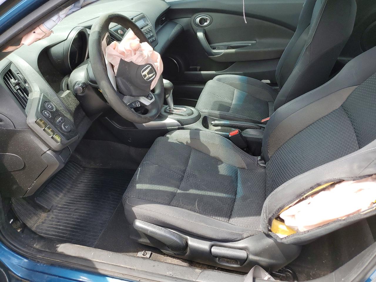 2013 Honda Cr-z Blue vin: JHMZF1D47DS000367