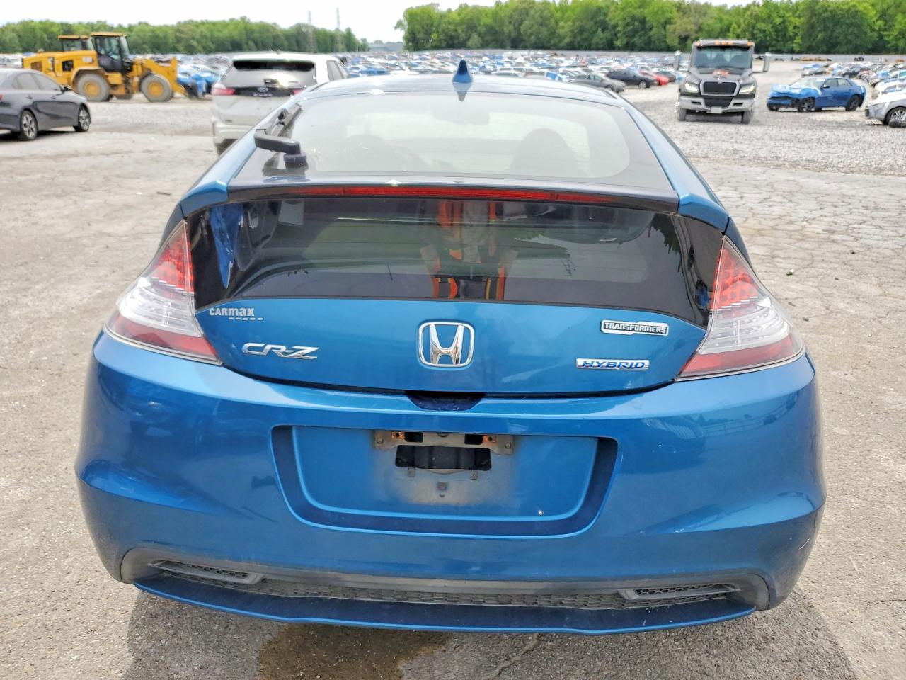2013 Honda Cr-z Blue vin: JHMZF1D47DS000367