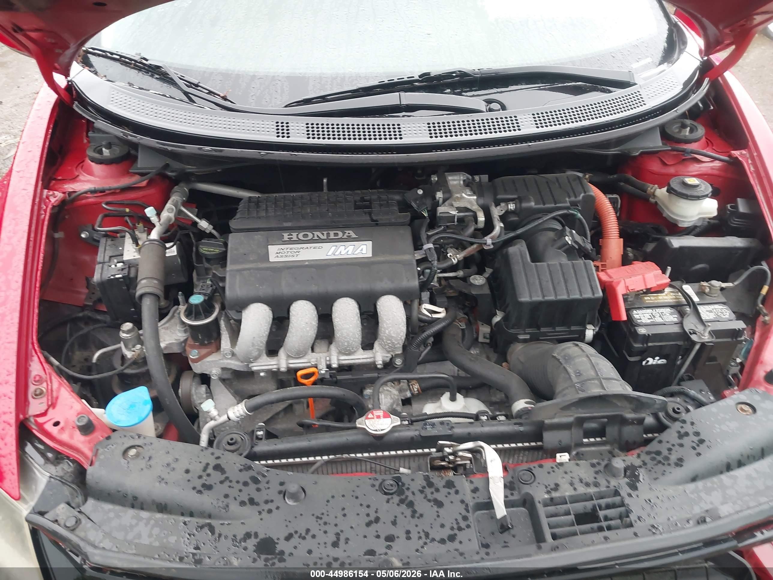 2012 Honda Cr-z   Red vin: JHMZF1D48CS002255