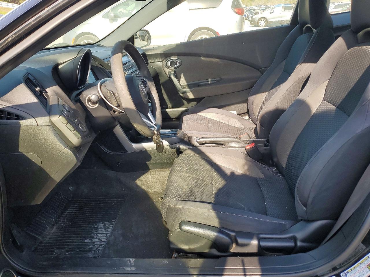 2013 Honda Cr-z Black vin: JHMZF1D48DS002483