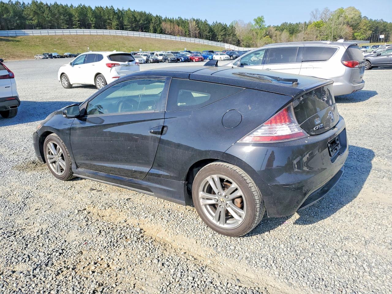 2013 Honda Cr-z Black vin: JHMZF1D48DS002483
