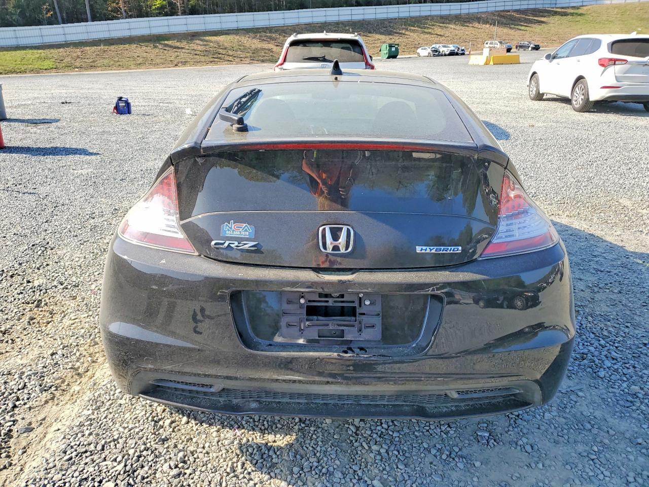 2013 Honda Cr-z Black vin: JHMZF1D48DS002483