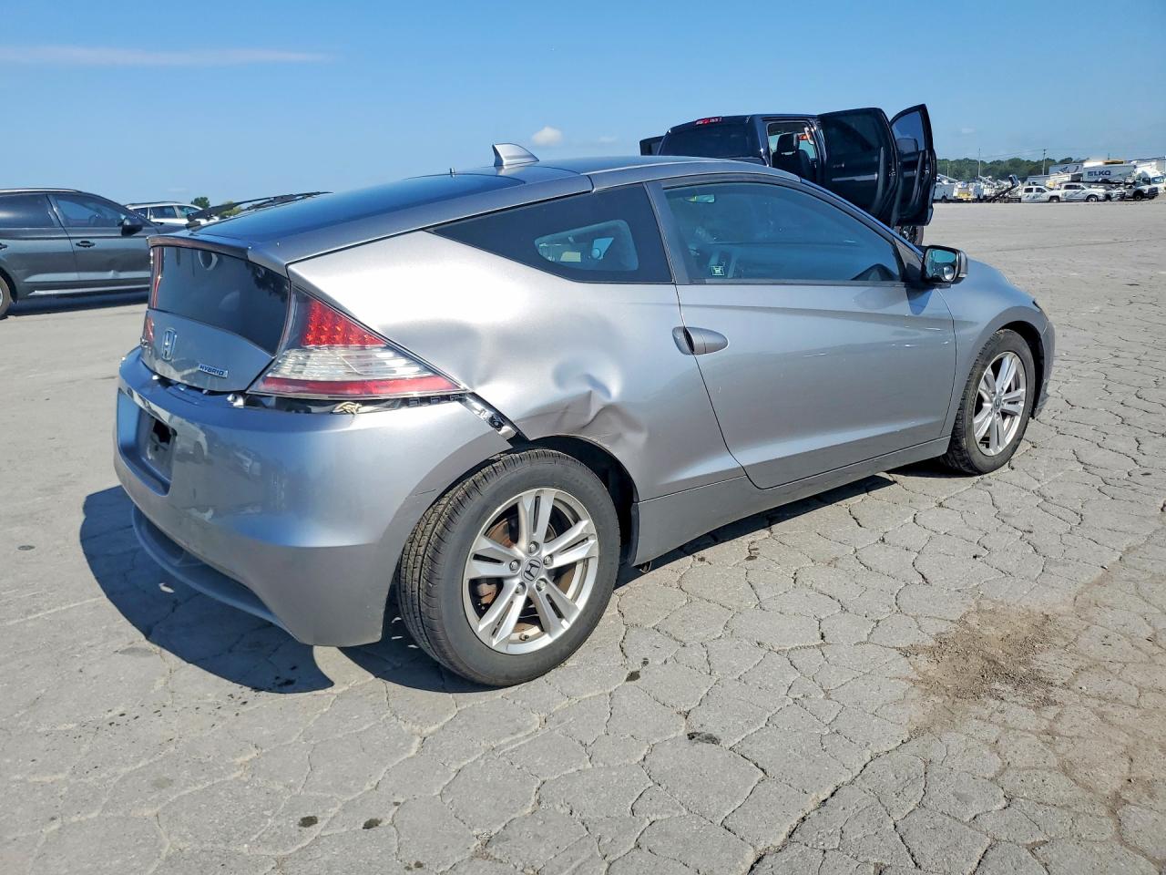 2011 Honda Cr-z Silver vin: JHMZF1D49BS010346