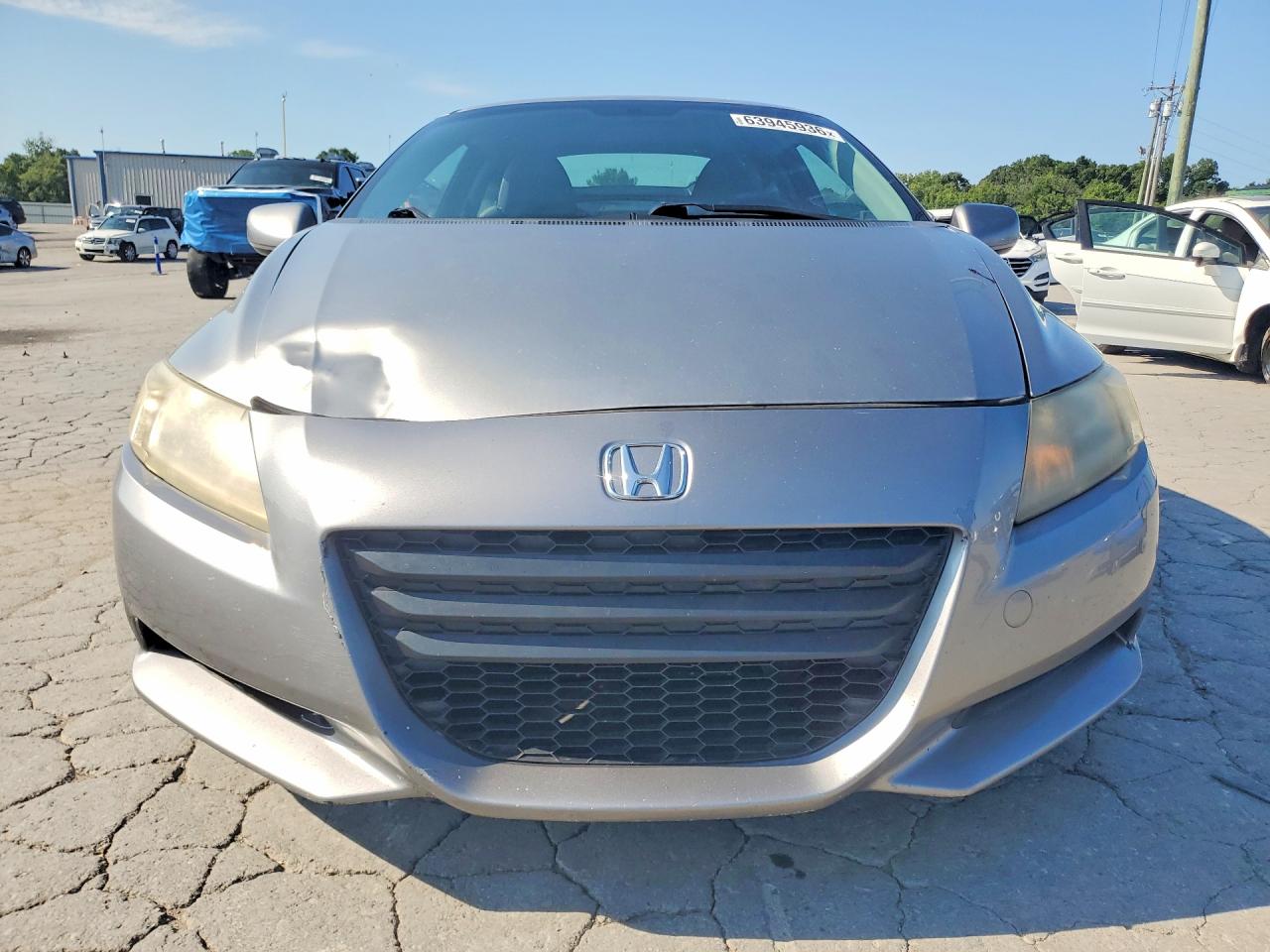 2011 Honda Cr-z Silver vin: JHMZF1D49BS010346