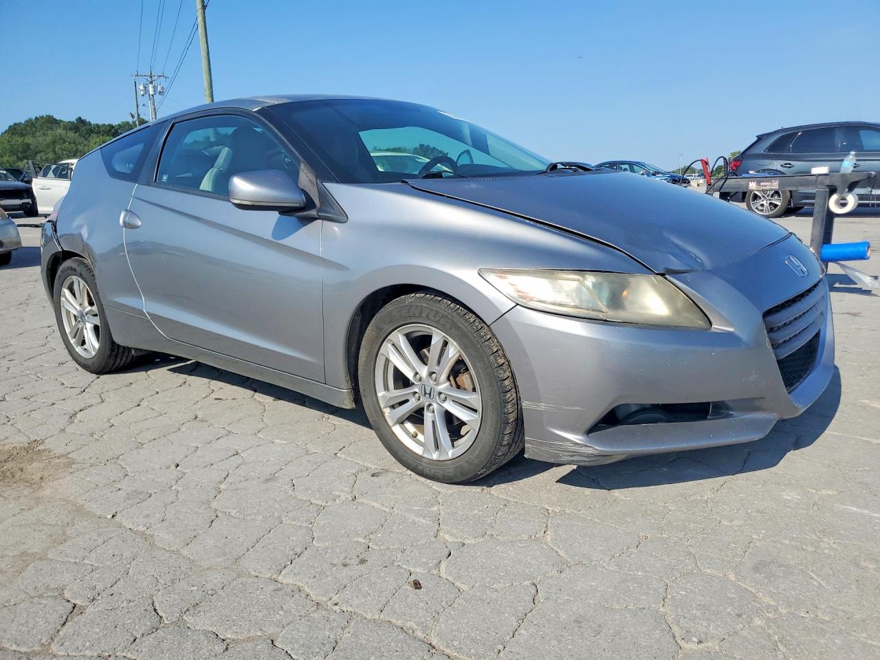 2011 Honda Cr-z Silver vin: JHMZF1D49BS010346